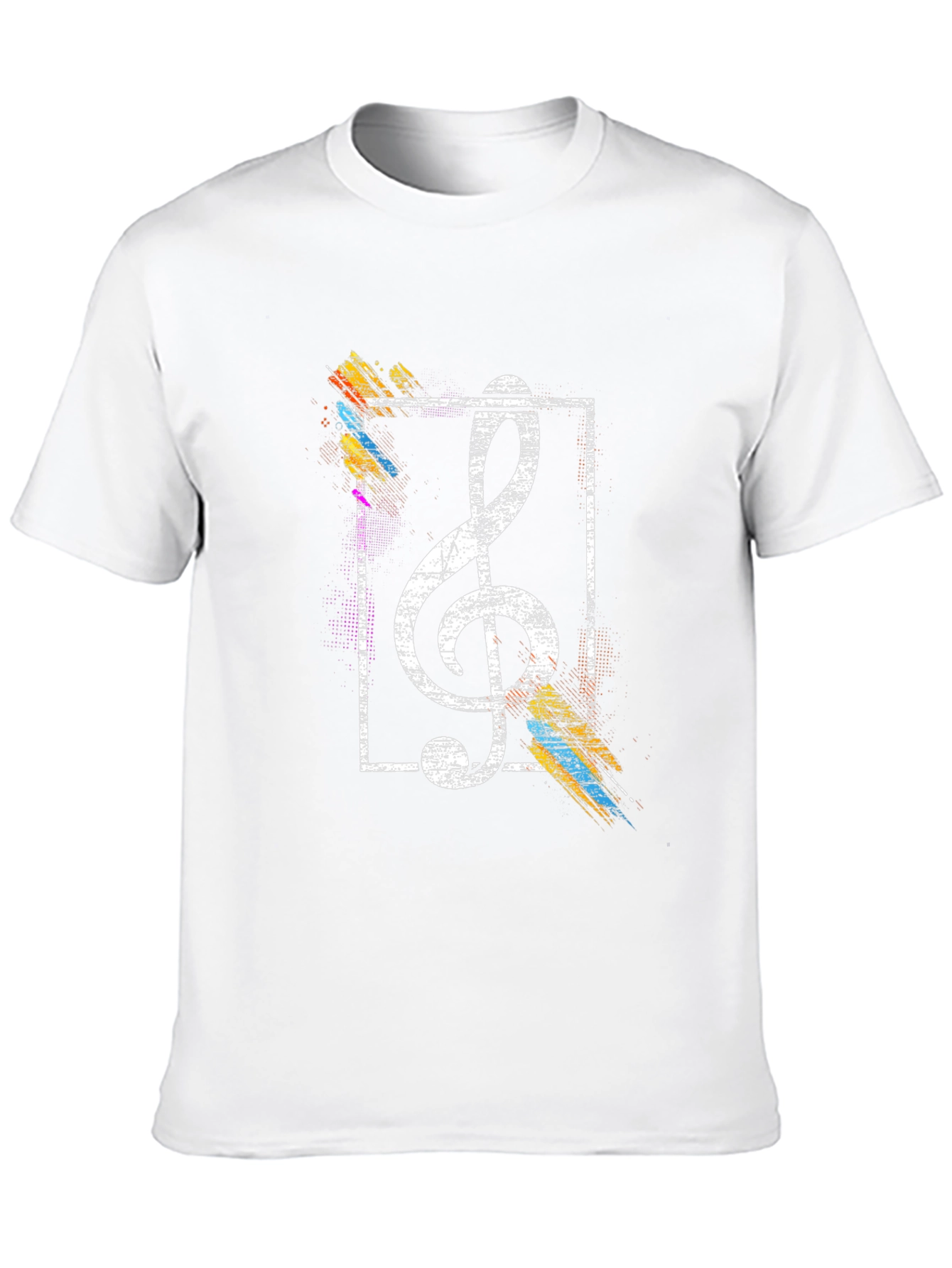 Treble Clef Graphic Tee - Modern Music Lover Shirt