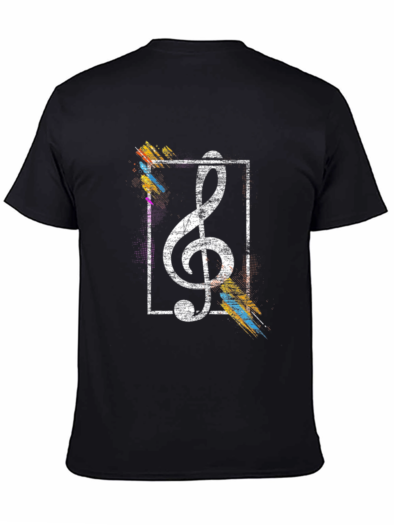Treble Clef Graphic Tee - Modern Music Lover Shirt