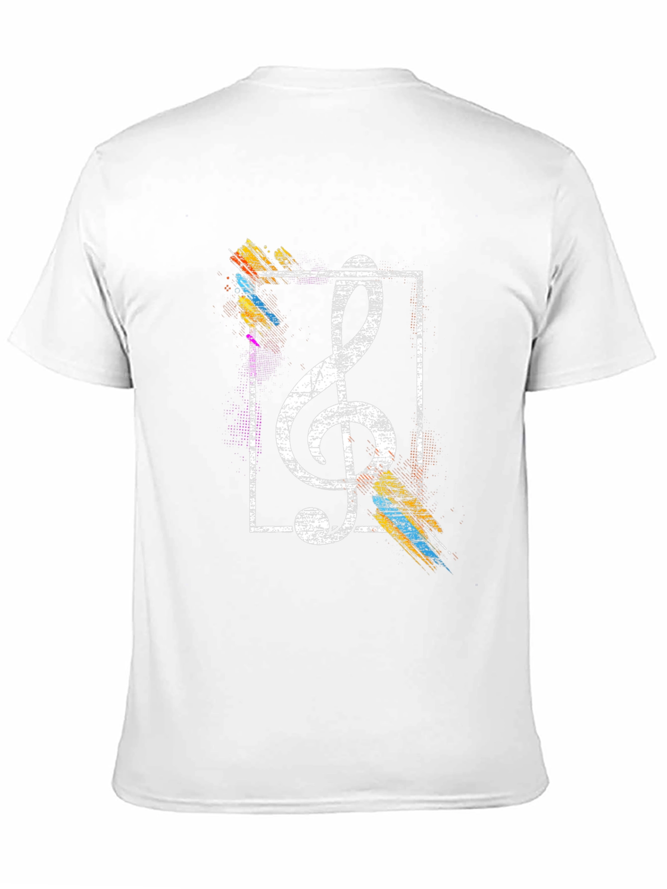 Treble Clef Graphic Tee - Modern Music Lover Shirt