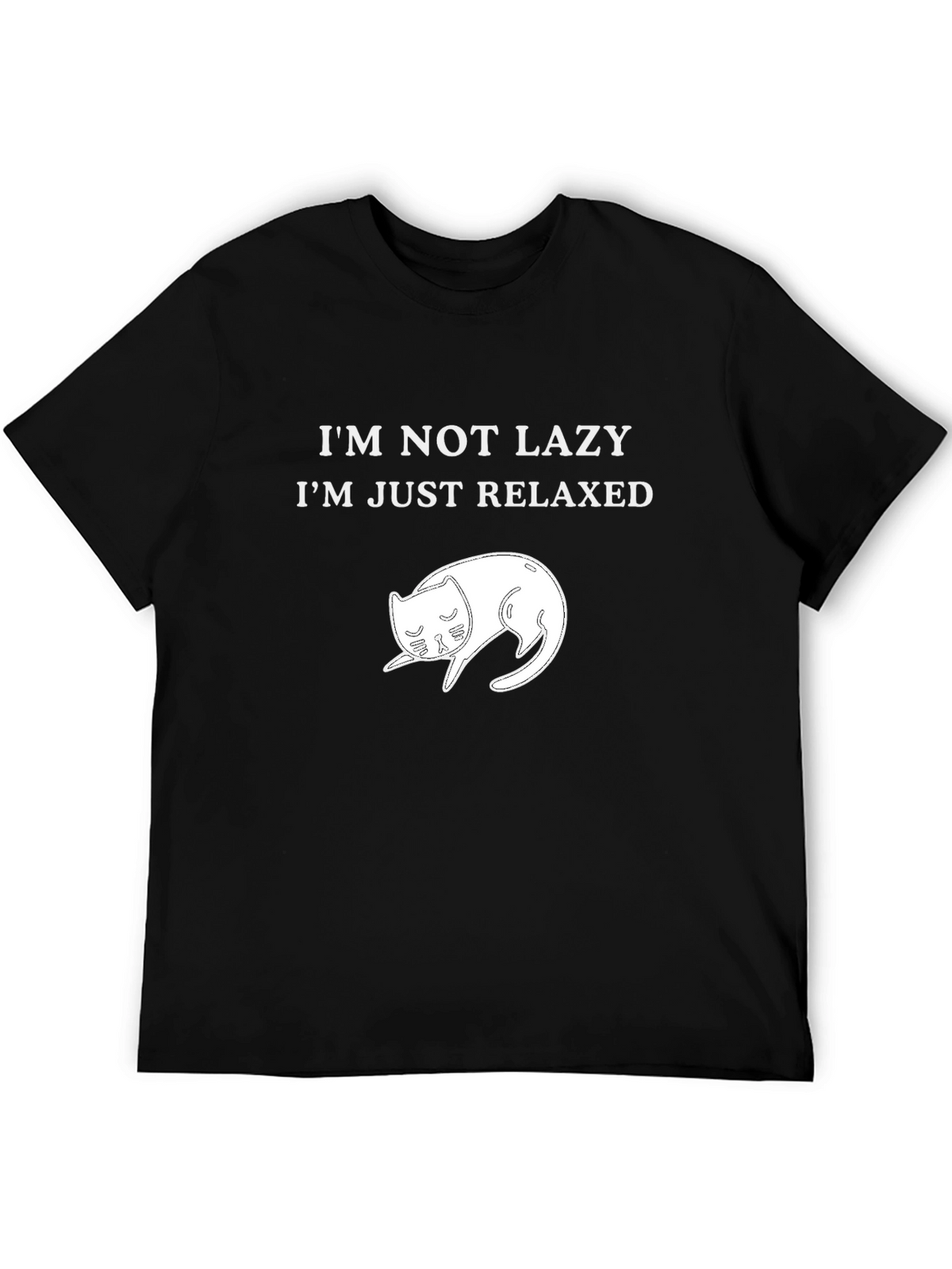 Im Not Lazy Relaxed Cat T-Shirt