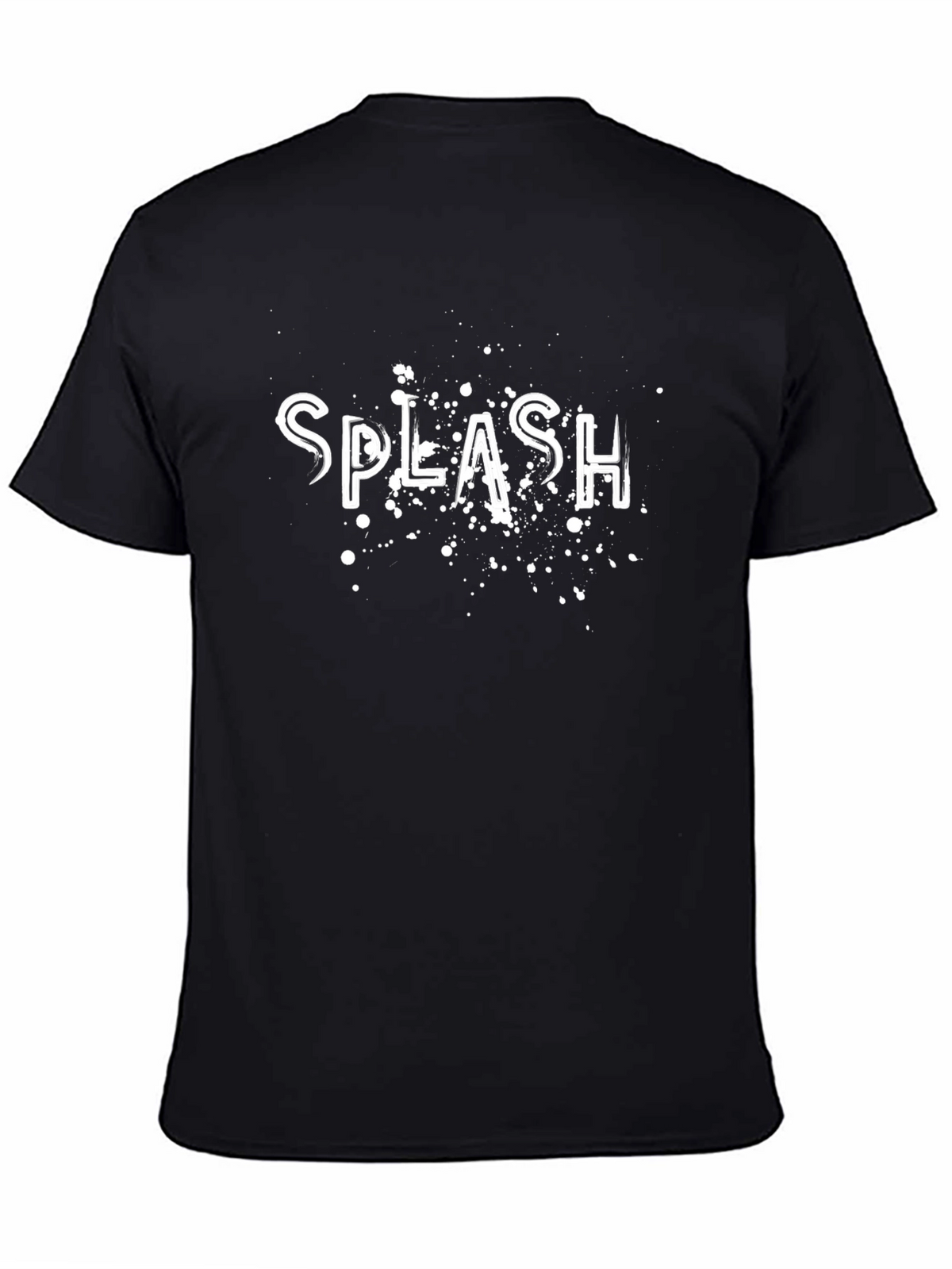 Splash Graphic Black T-Shirt