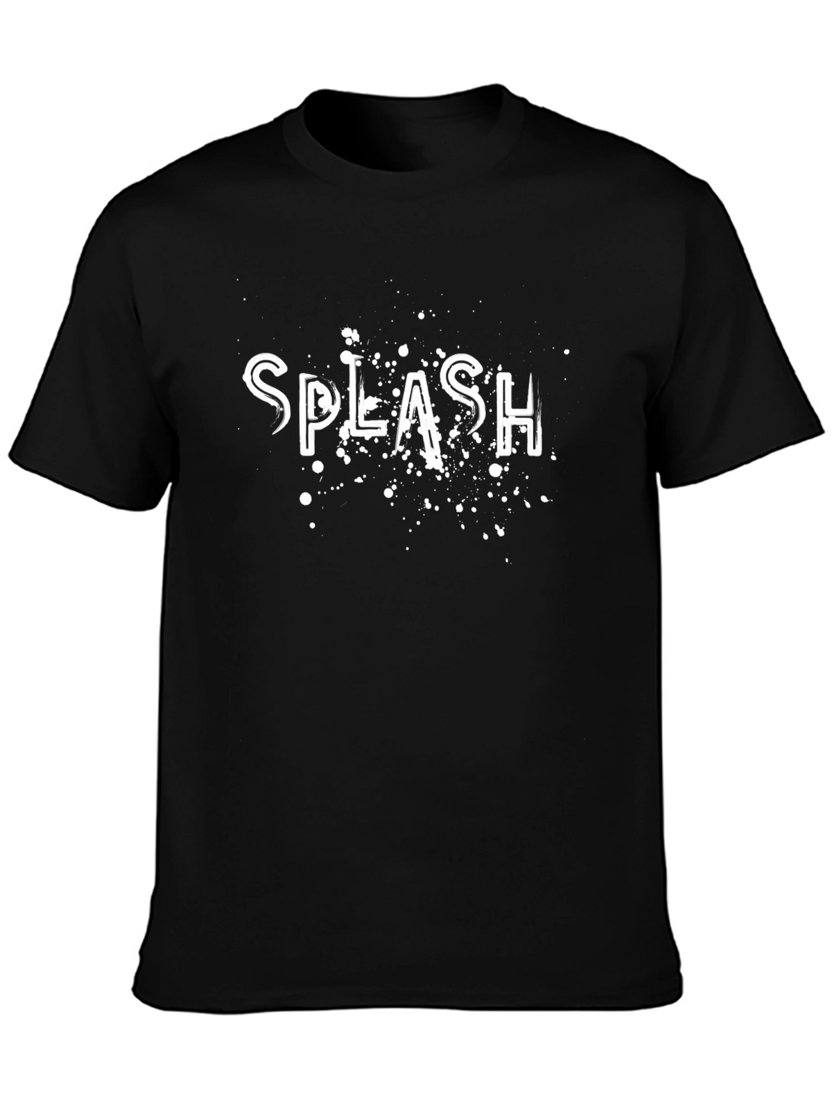 Splash Graphic Black T-Shirt