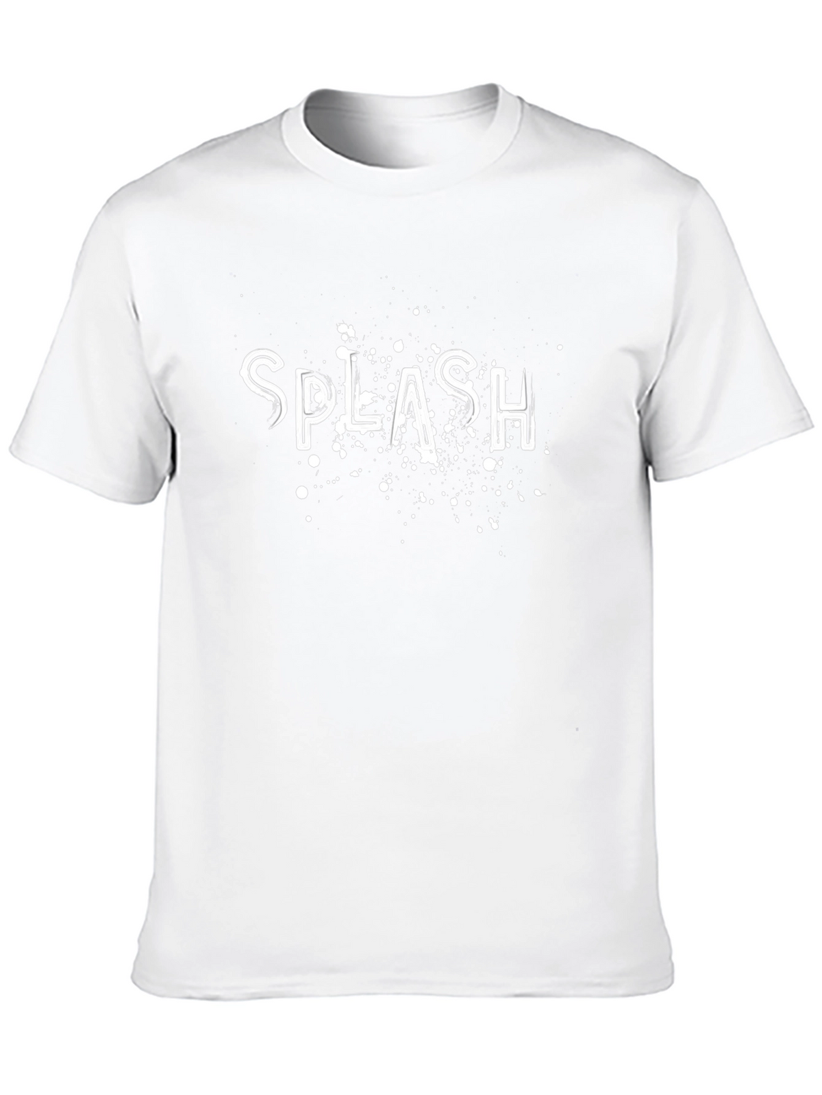 Splash Graphic Black T-Shirt