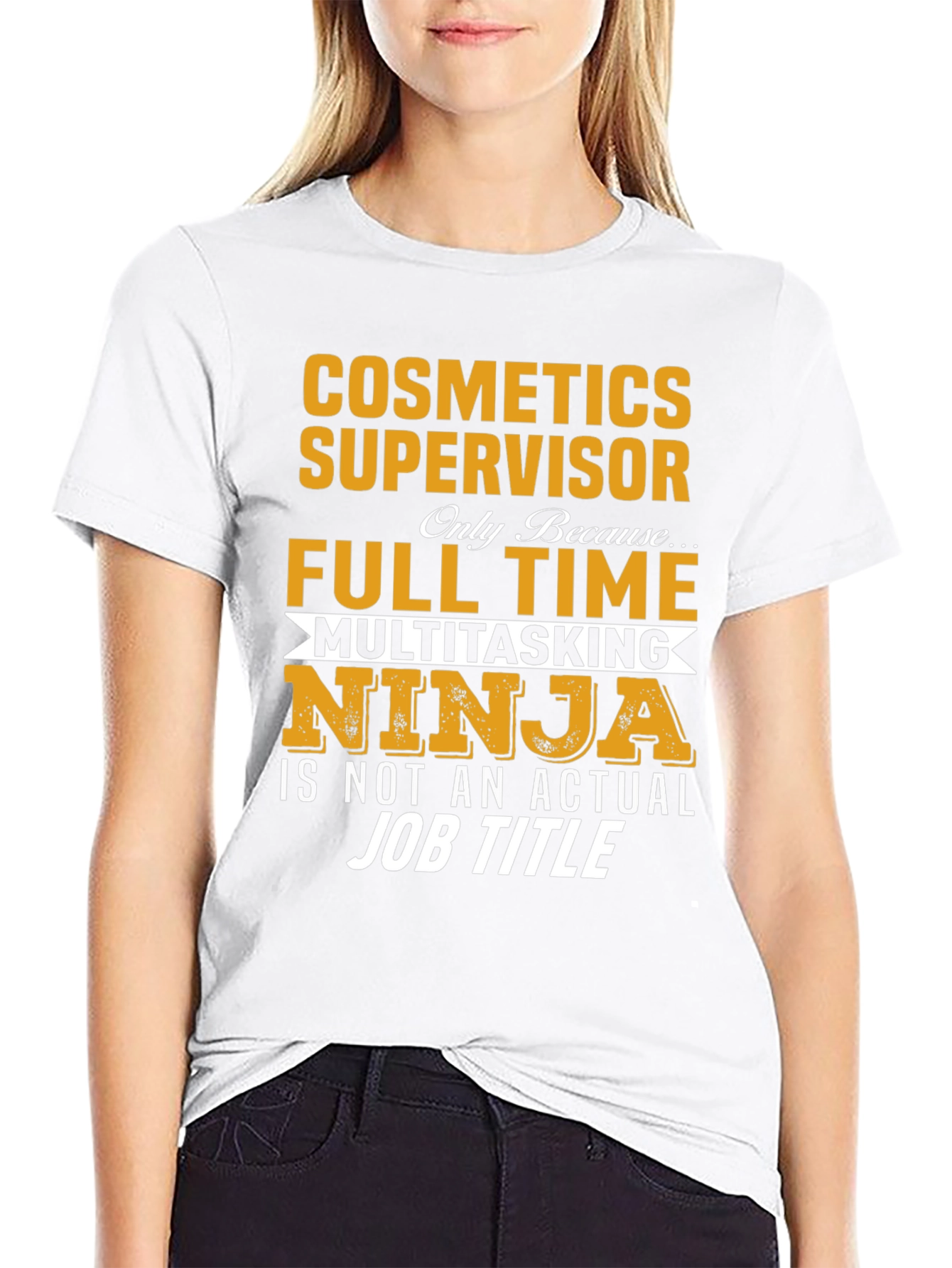 Cosmetics Supervisor Full Time Ninja T-Shirt