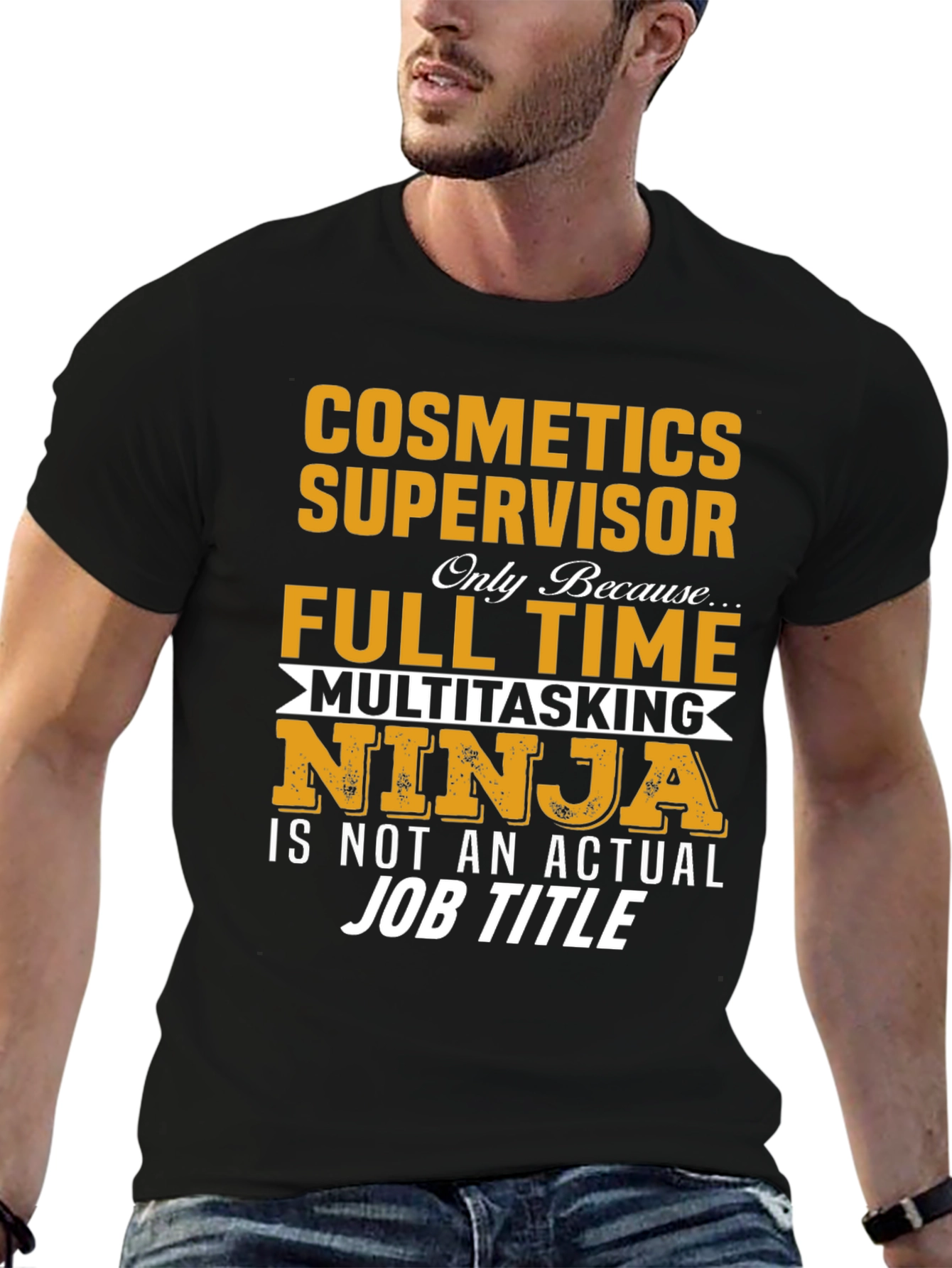 Cosmetics Supervisor Full Time Ninja T-Shirt