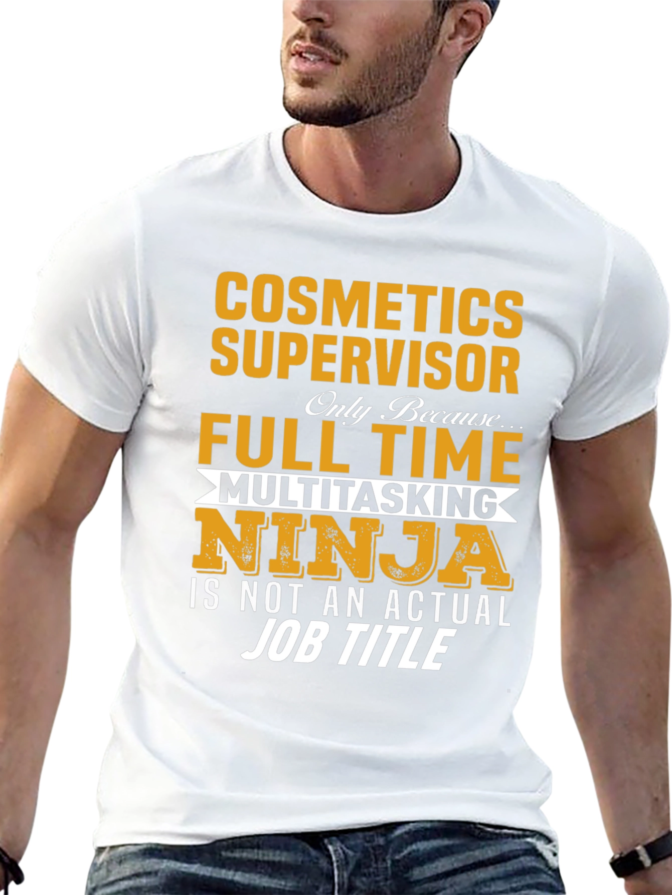 Cosmetics Supervisor Full Time Ninja T-Shirt