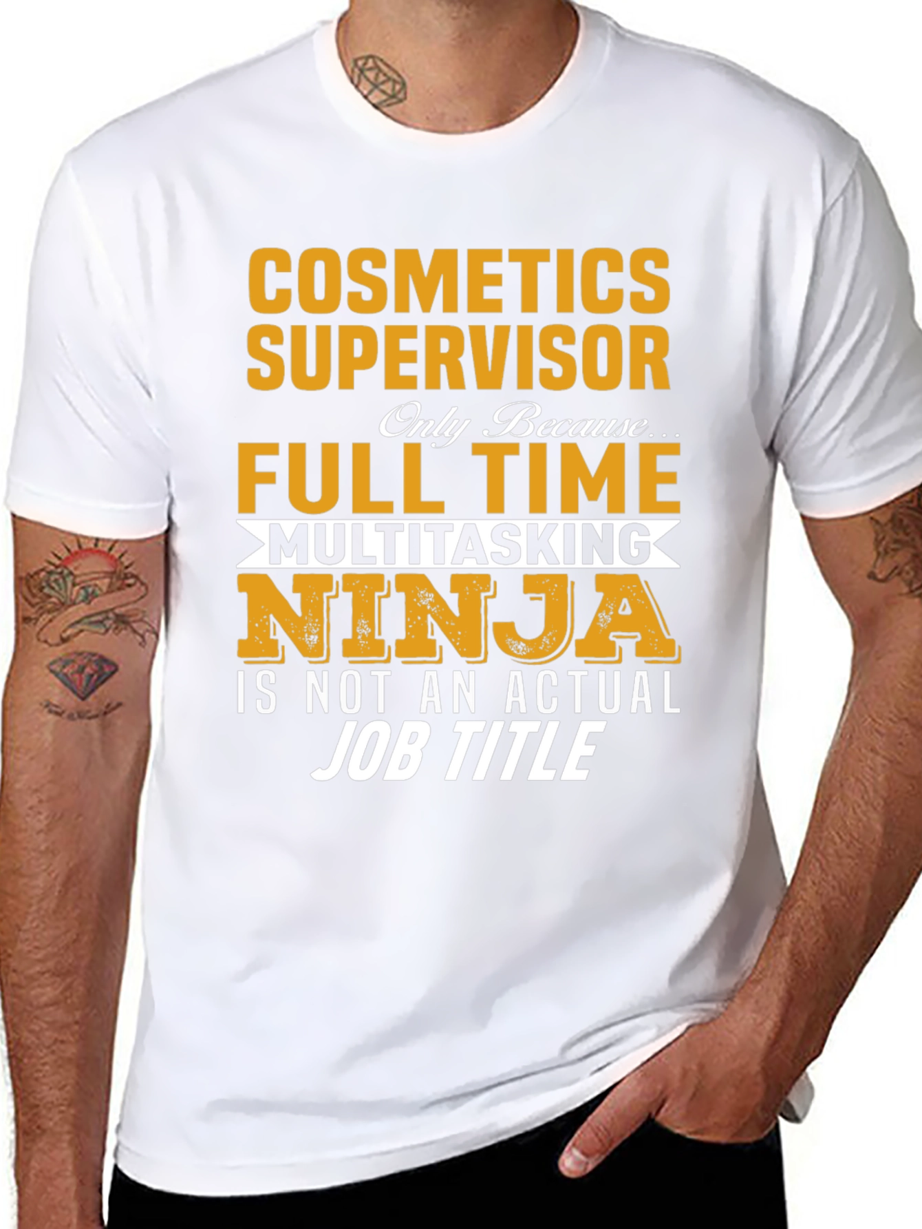 Cosmetics Supervisor Full Time Ninja T-Shirt