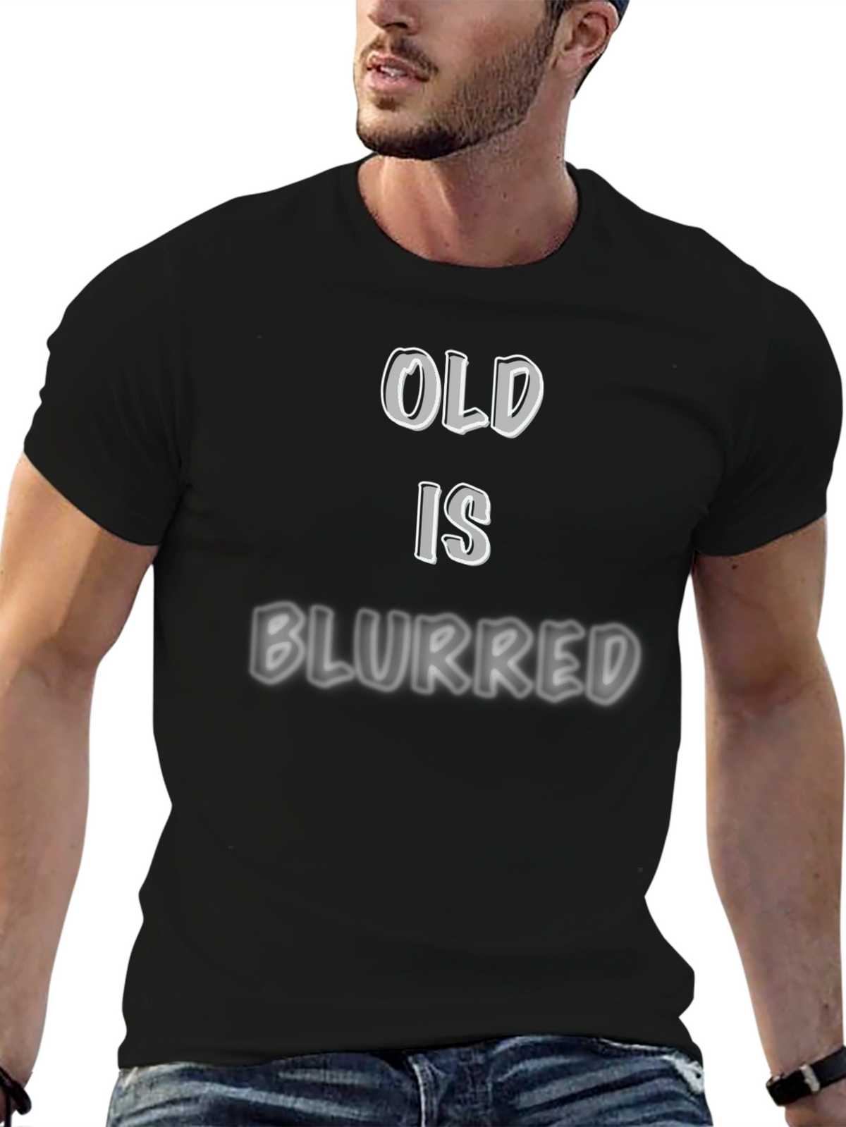Old is Blurred Graphic T-Shirt
