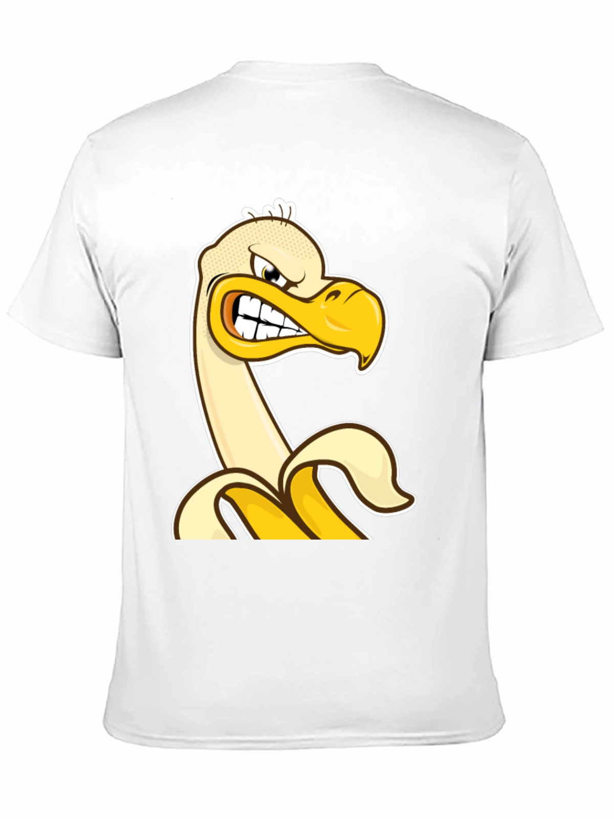 Angry Banana Duck T-Shirt - Quirky Cartoon Tee