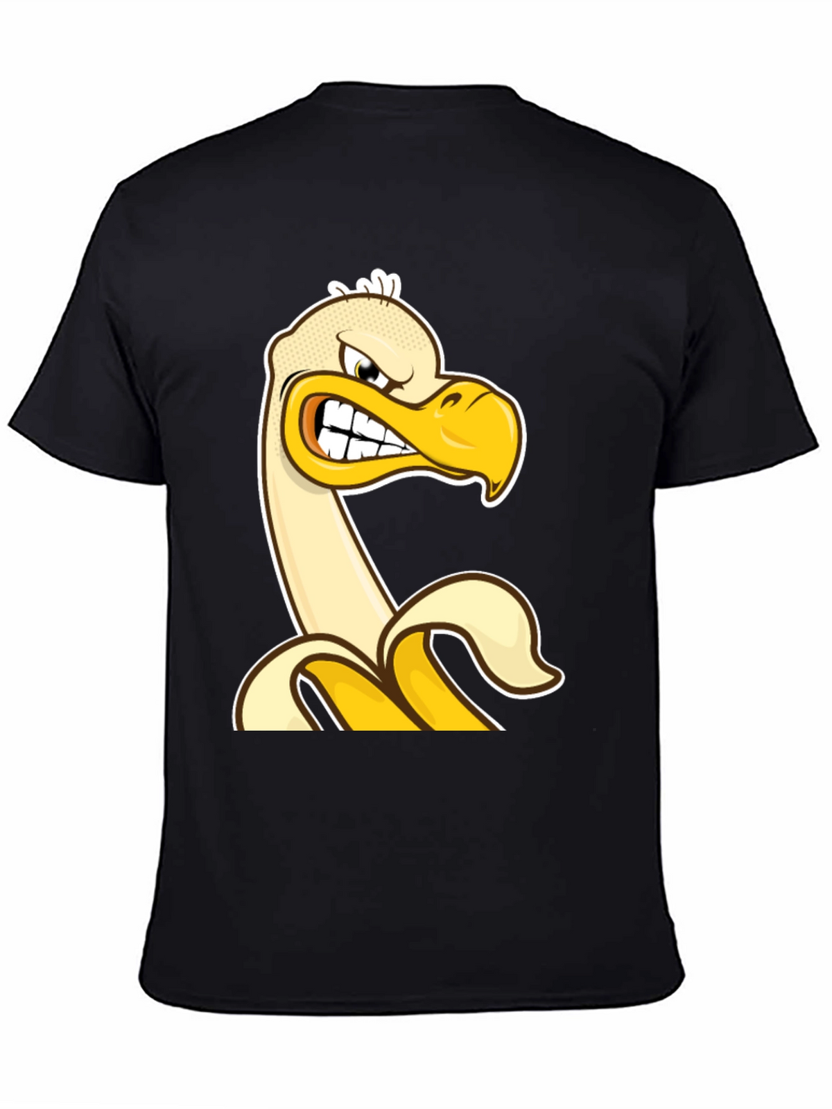 Angry Banana Duck T-Shirt - Quirky Cartoon Tee