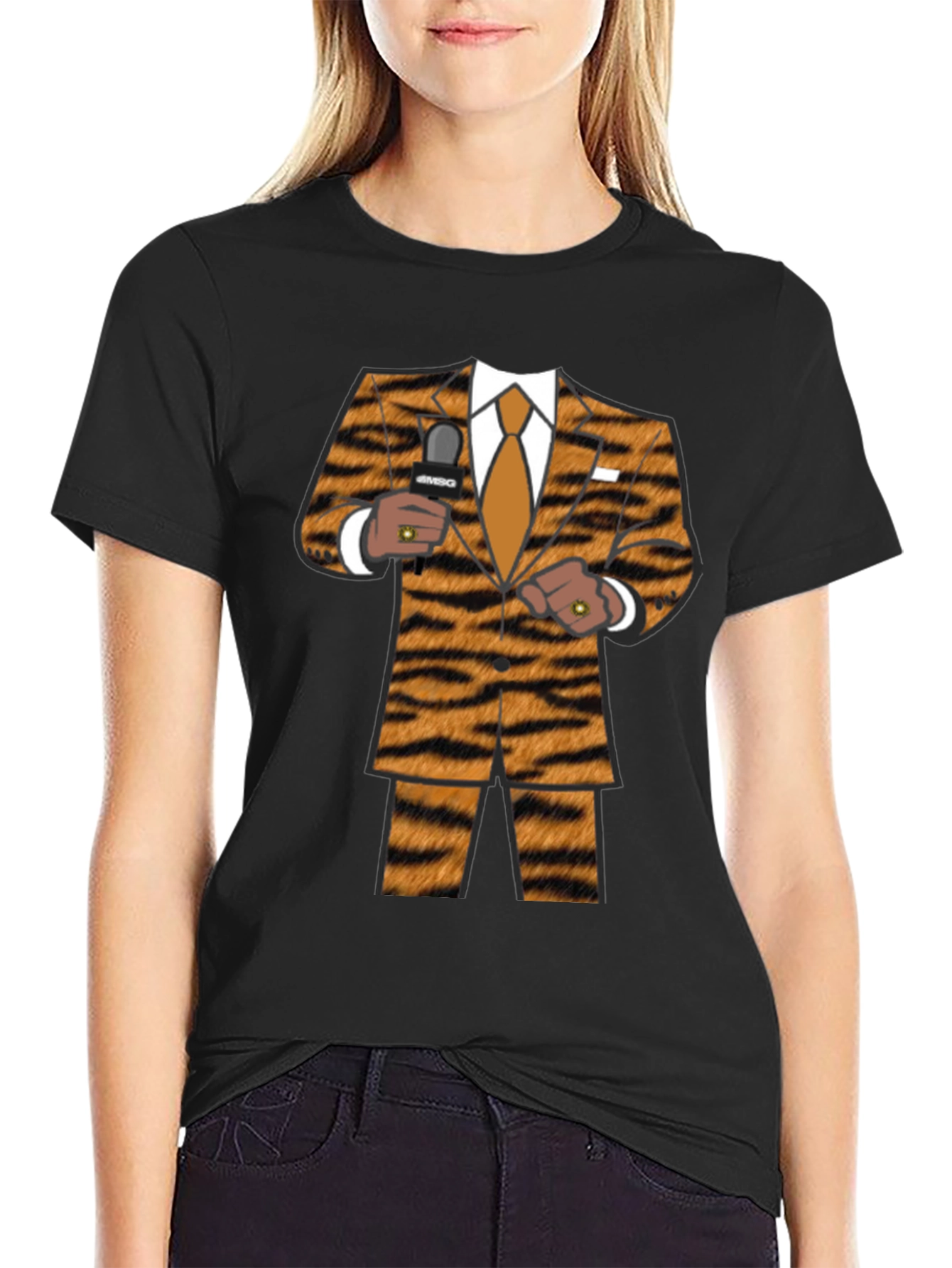 Tiger Suit T-Shirt - Funny Novelty Costume Tee
