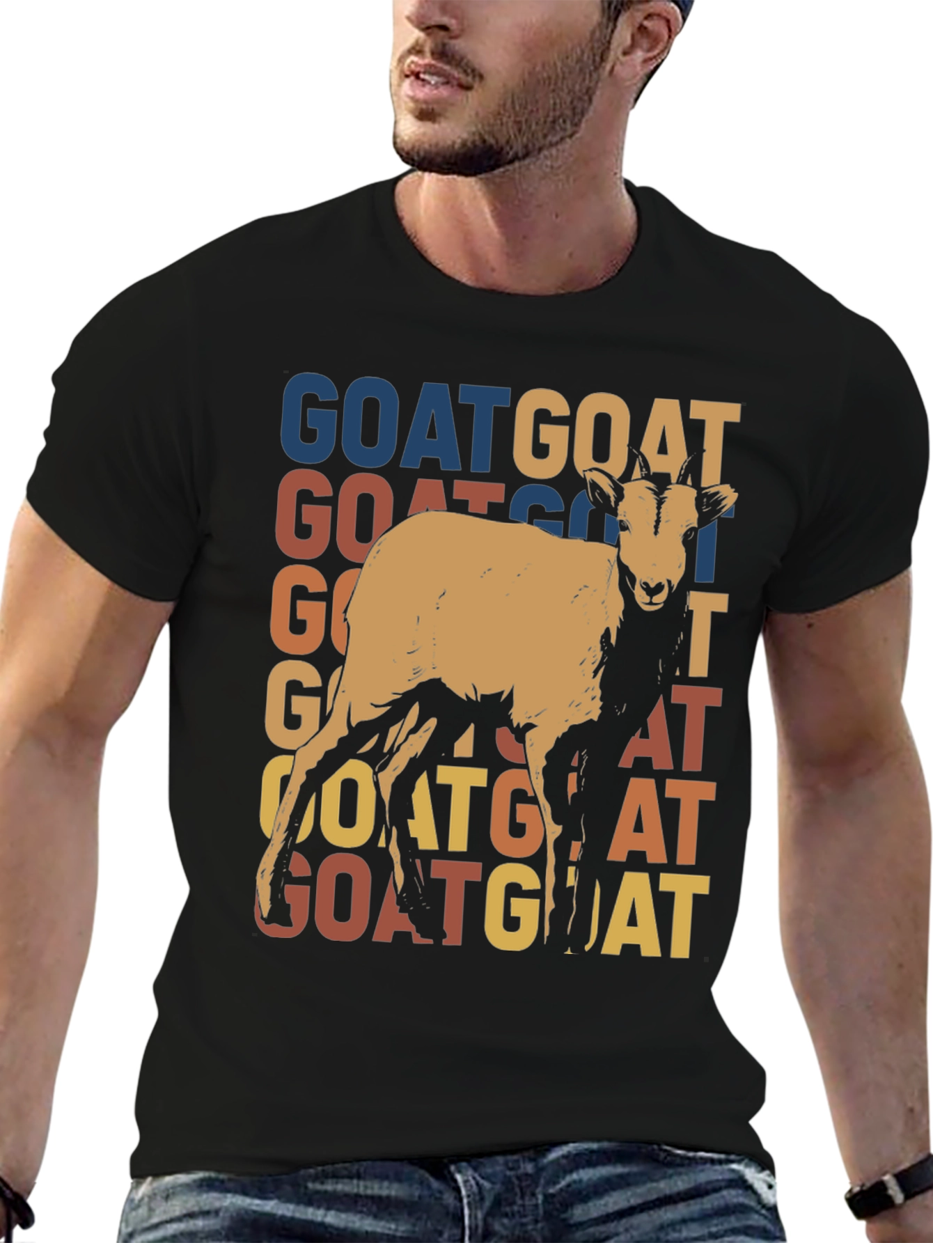 Retro Goat Graphic Tee