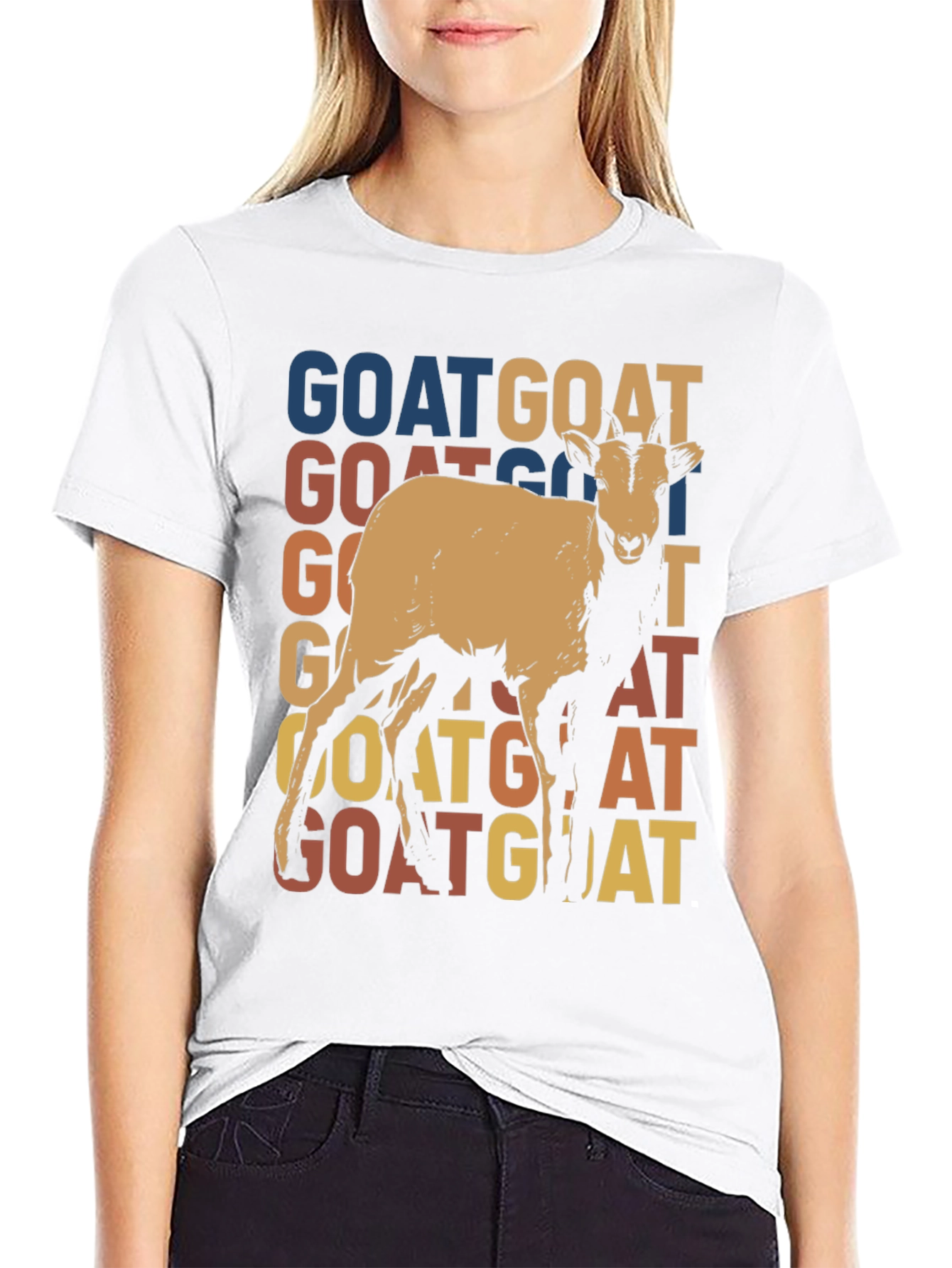Retro Goat Graphic Tee