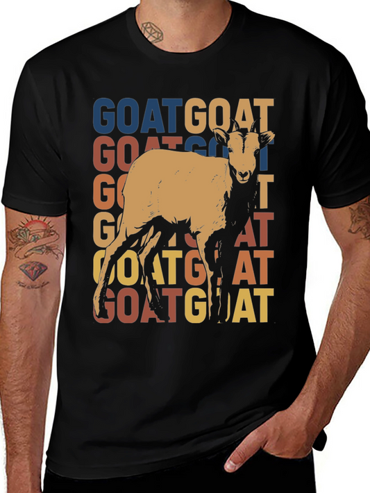 Retro Goat Graphic Tee