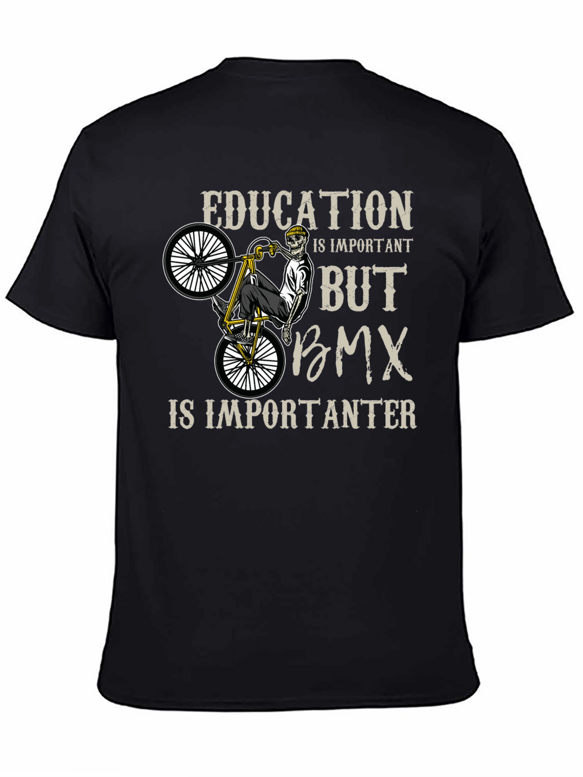 Education Important BMX Graphic Tee