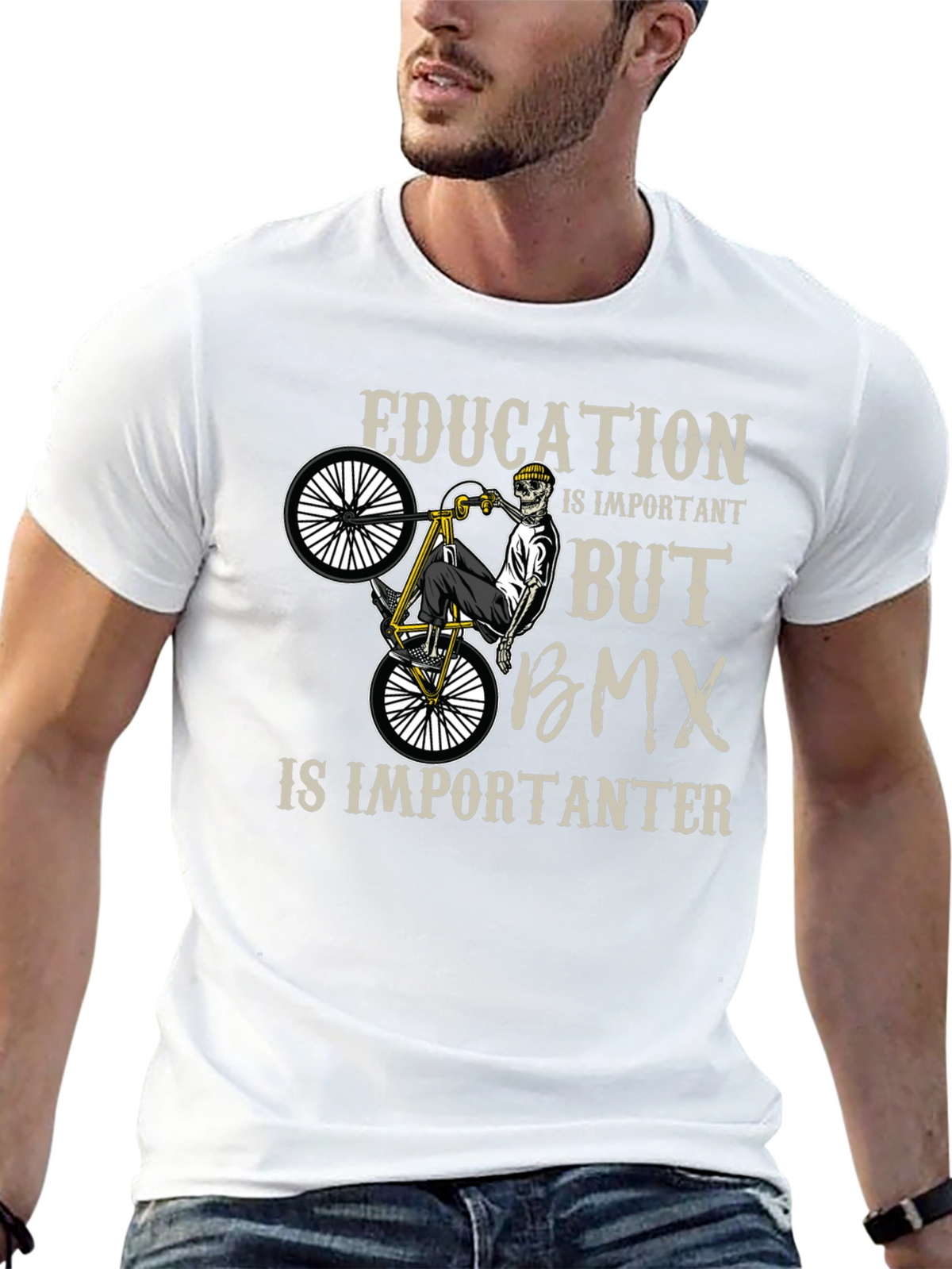 Education Important BMX Graphic Tee