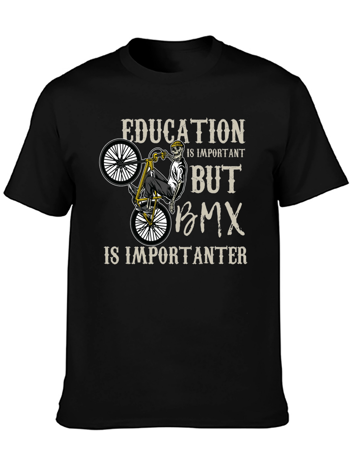 Education Important BMX Graphic Tee
