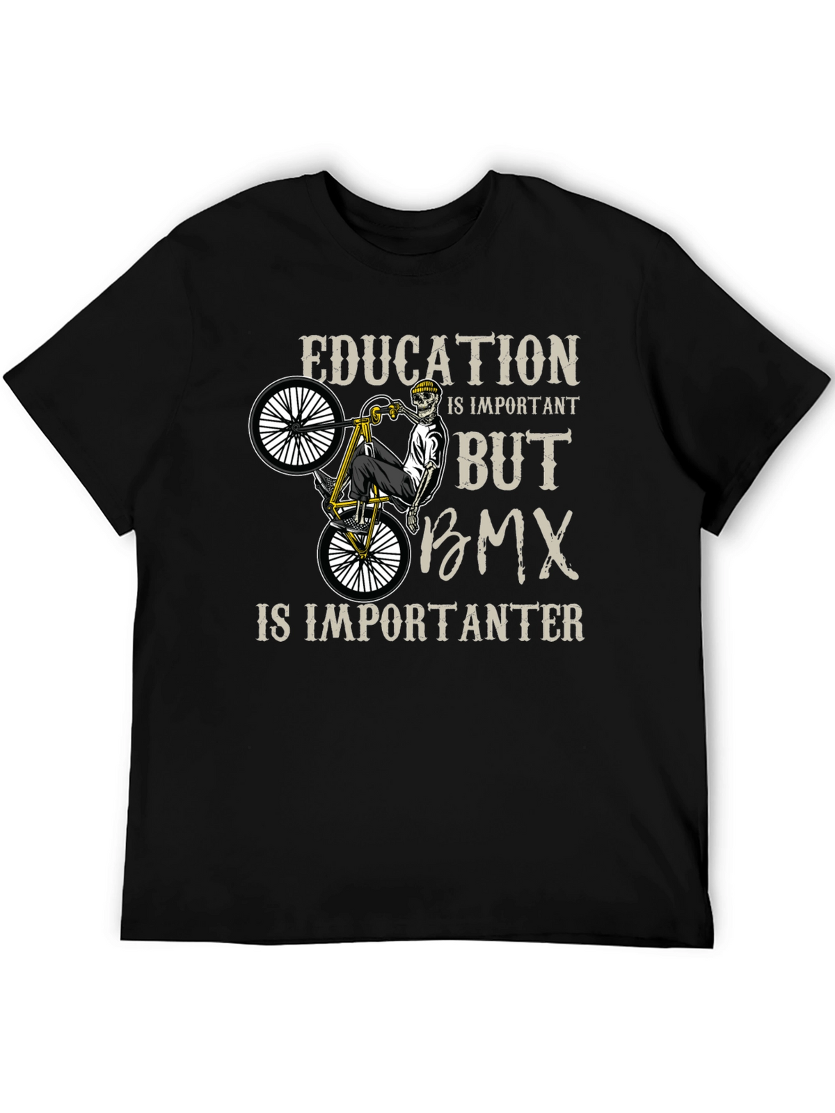 Education Important BMX Graphic Tee