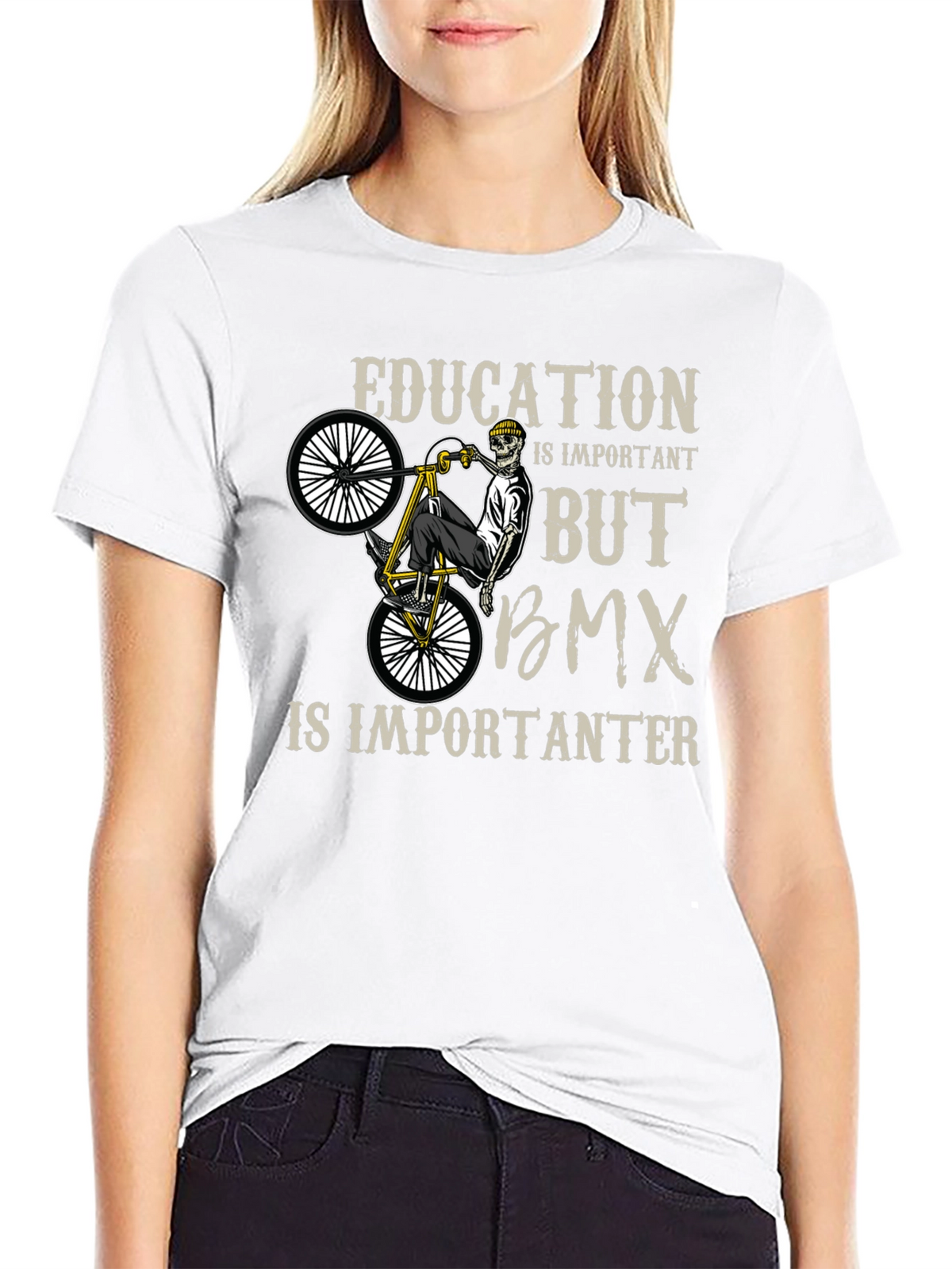 Education Important BMX Graphic Tee