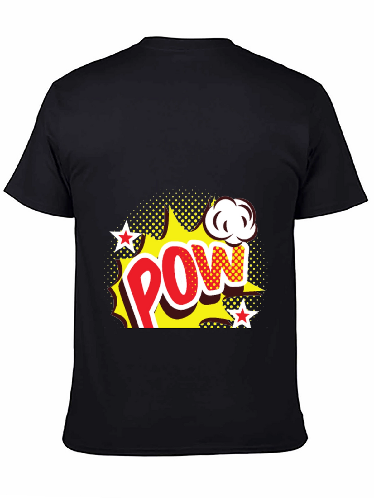 POW Comic T-Shirt - Black Graphic Tee