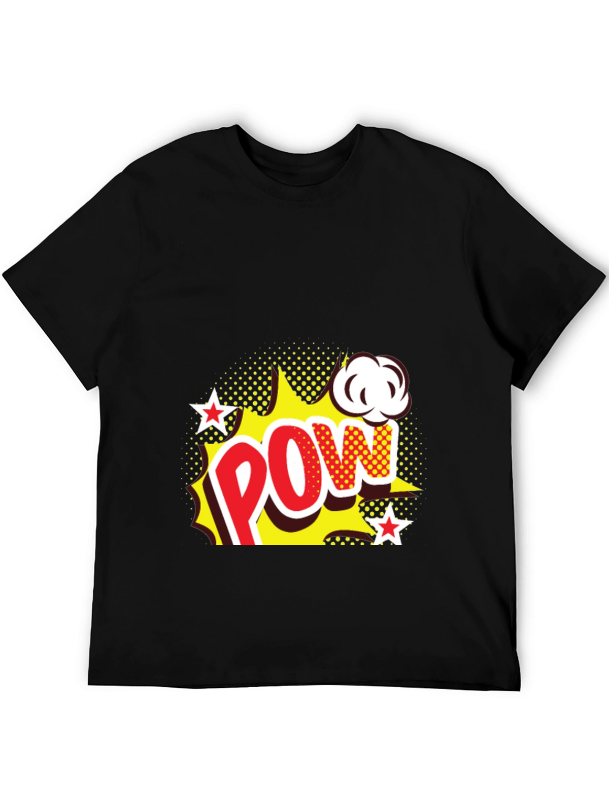 POW Comic T-Shirt - Black Graphic Tee