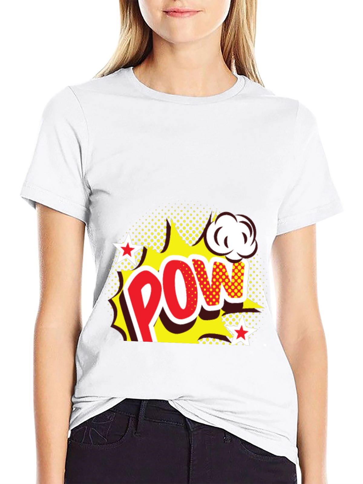 POW Comic T-Shirt - Black Graphic Tee