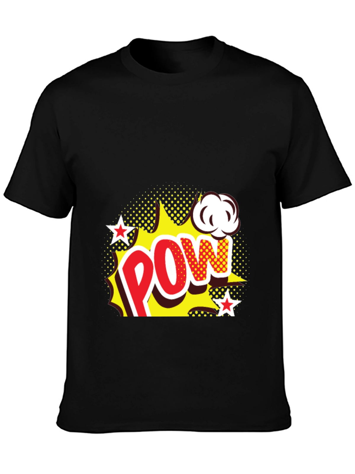 POW Comic T-Shirt - Black Graphic Tee