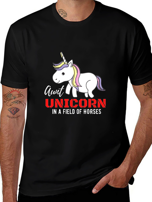 Aunt Unicorn T-Shirt - Funny Horse Lover Tee