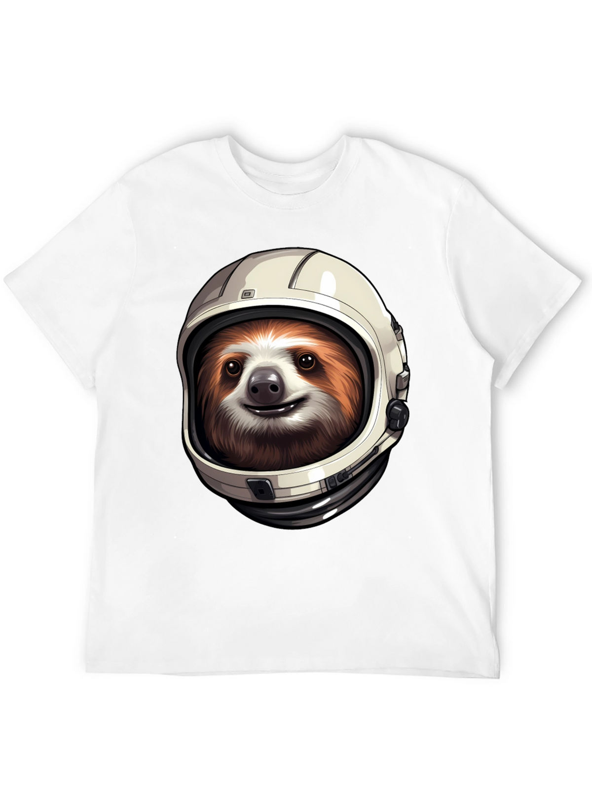 Sloth Astronaut Graphic T-Shirt