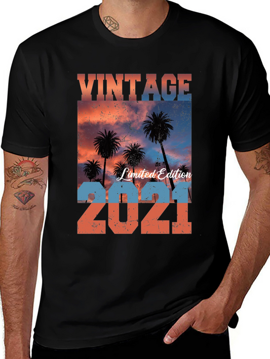 Vintage Limited Edition 2021 Palm Tree T-Shirt