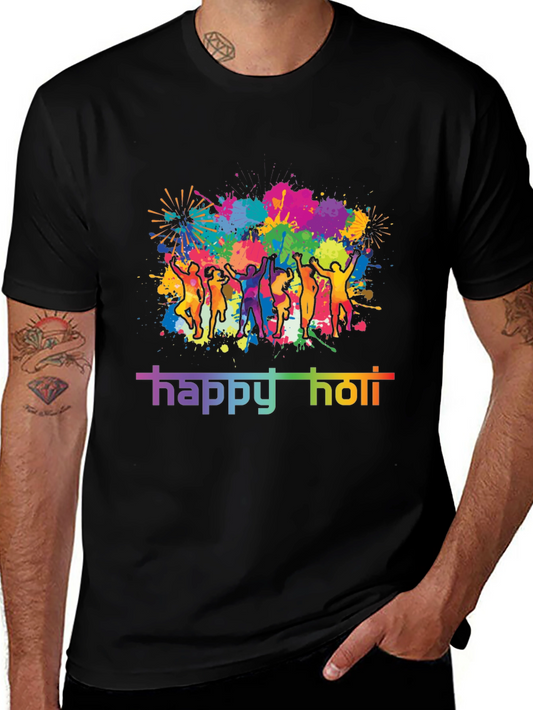 Happy Holi Festival T-Shirt - Colorful Celebration Tee