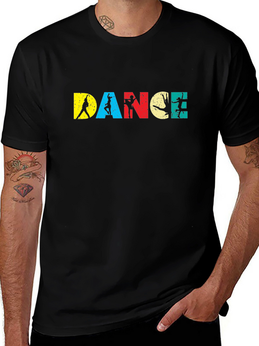 Dance Silhouette Graphic Tee - Stylish & Unique