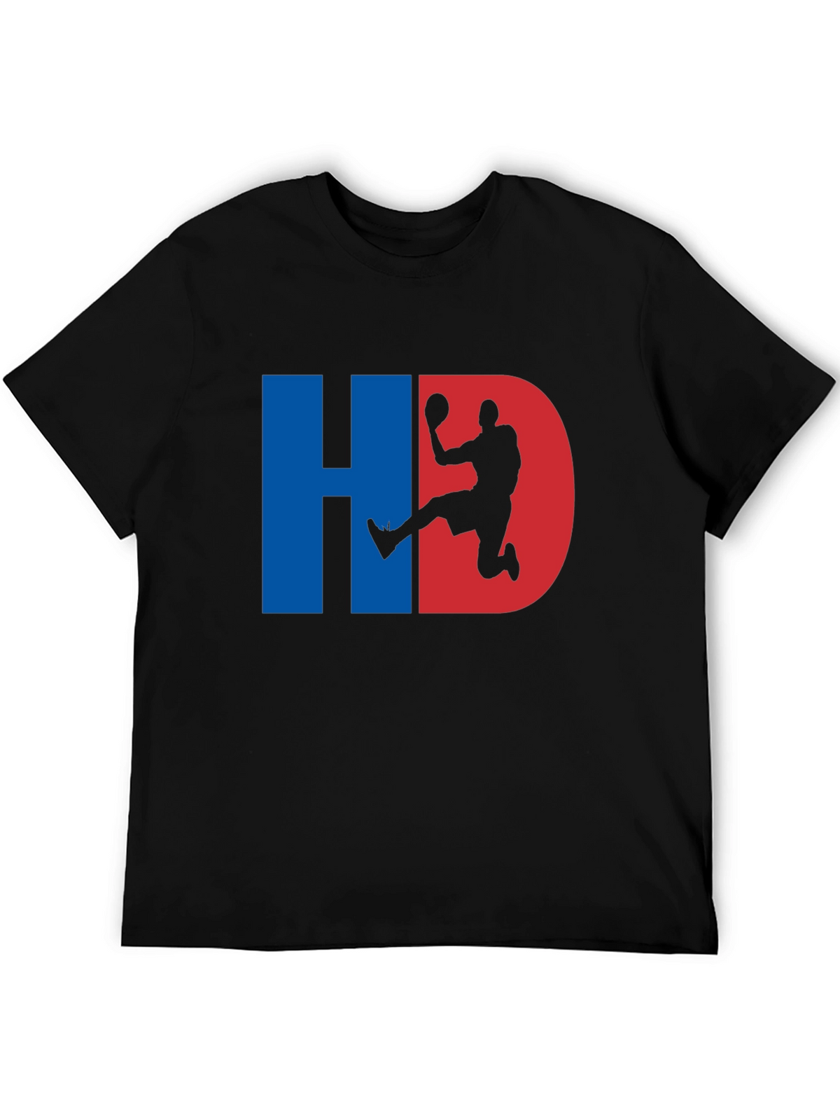 HD Basketball Graphic Tee - Black