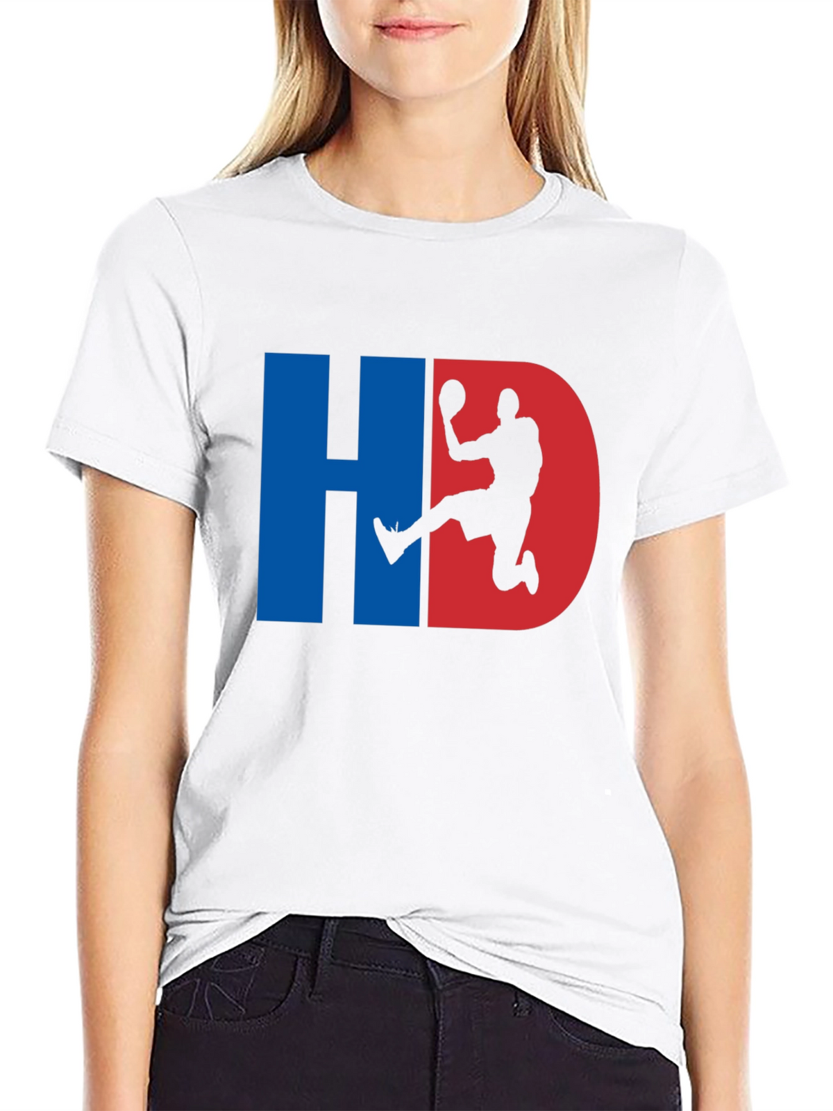 HD Basketball Graphic Tee - Black