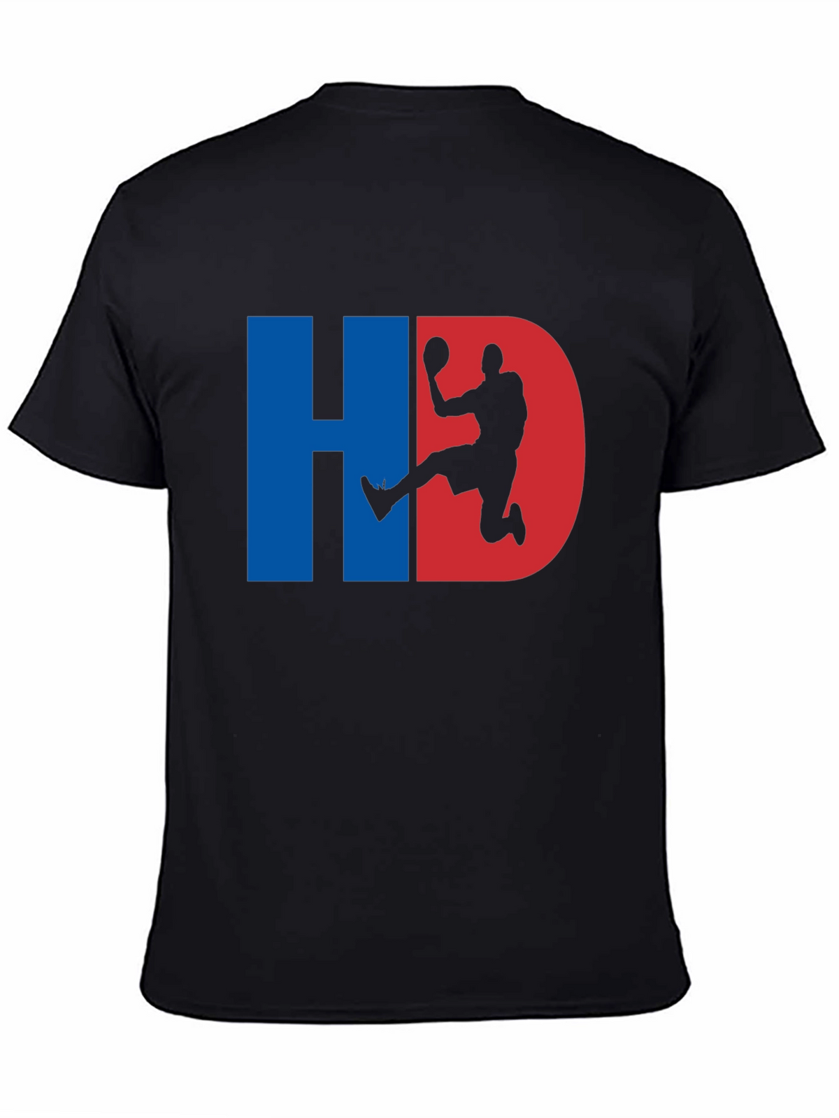 HD Basketball Graphic Tee - Black
