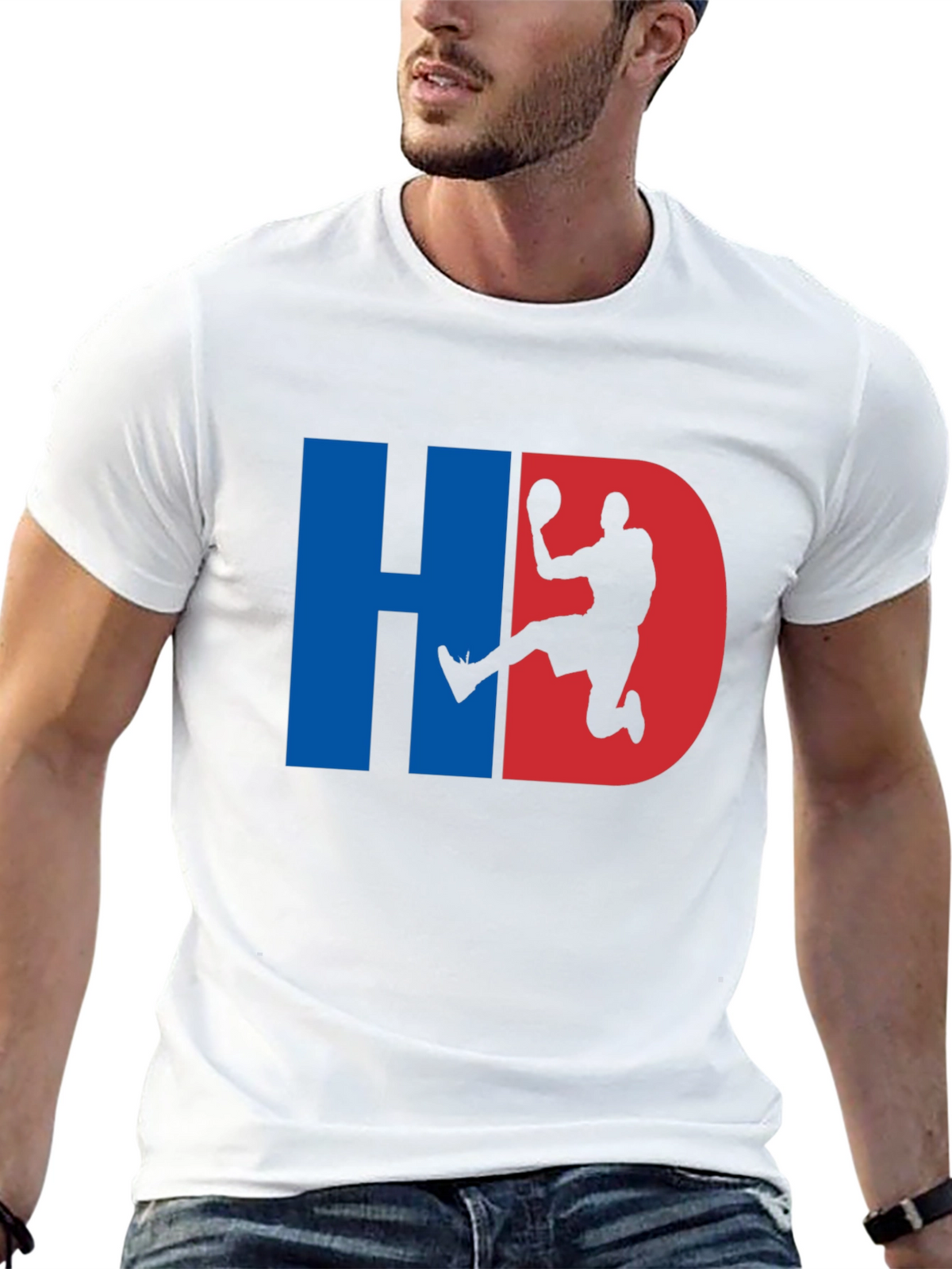 HD Basketball Graphic Tee - Black
