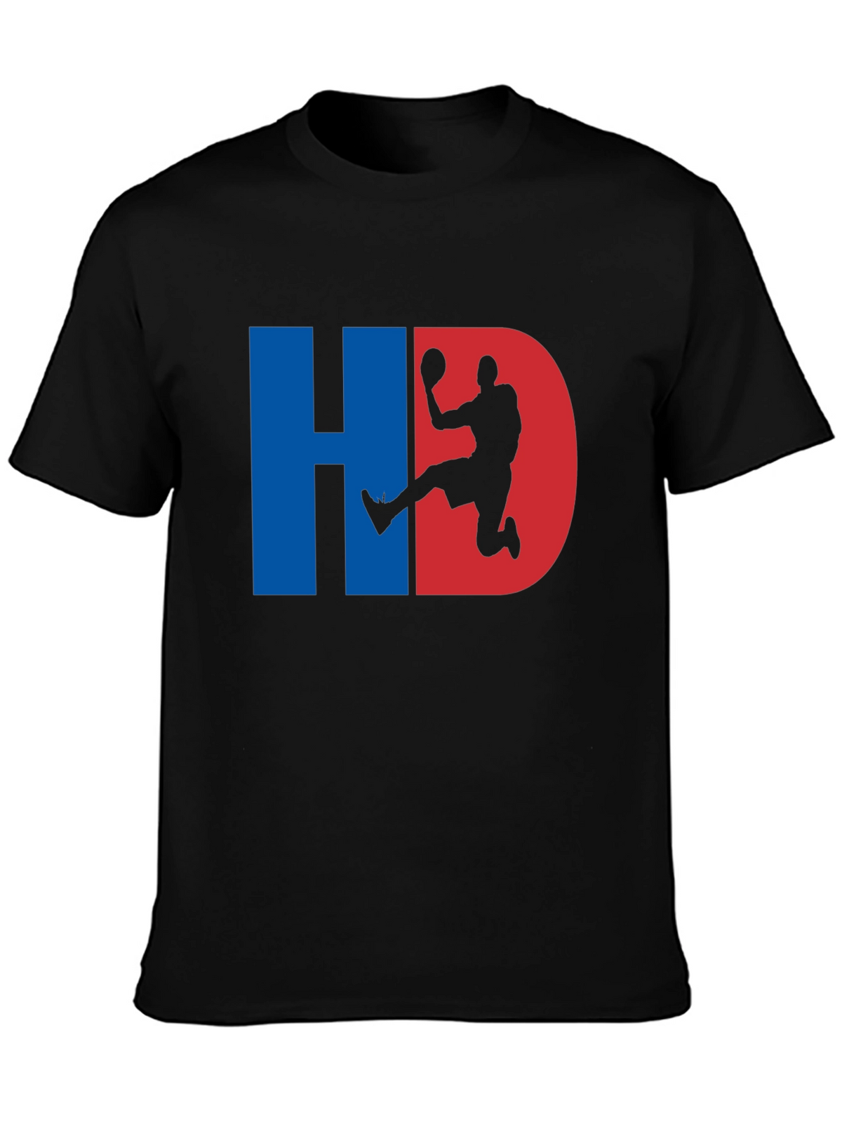 HD Basketball Graphic Tee - Black
