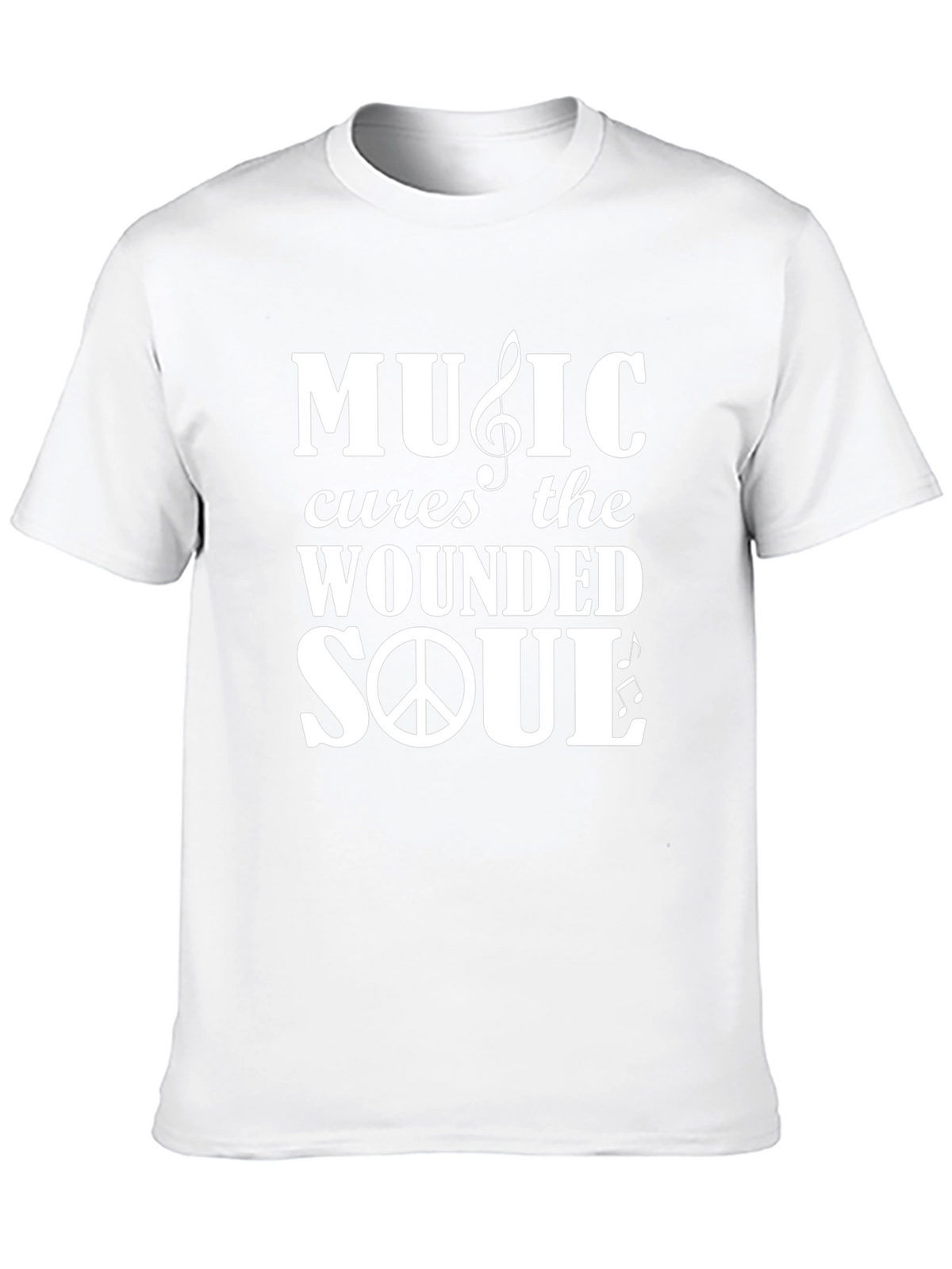Music Cures The Wounded Soul Graphic T-Shirt