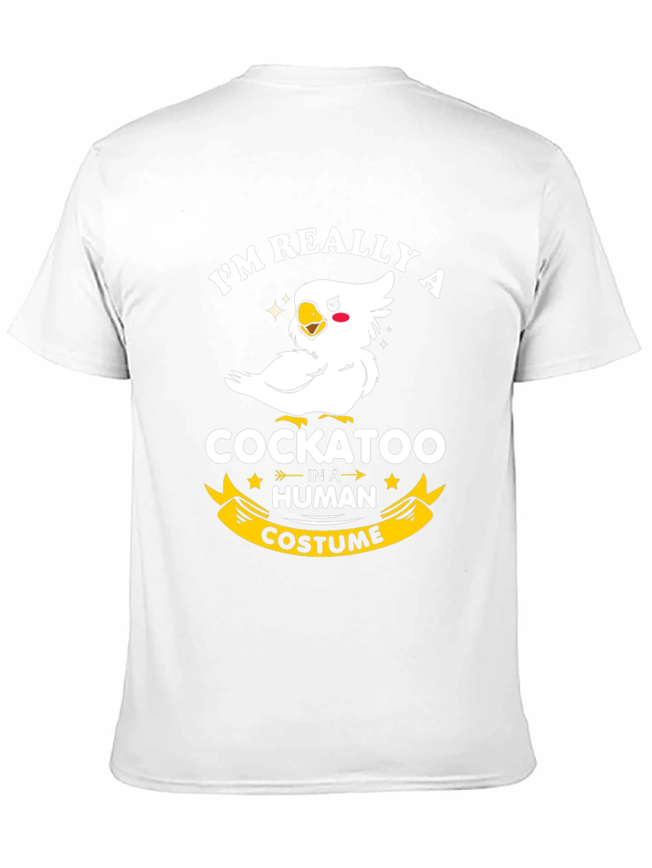 Cockatoo in Human Costume Graphic Tee