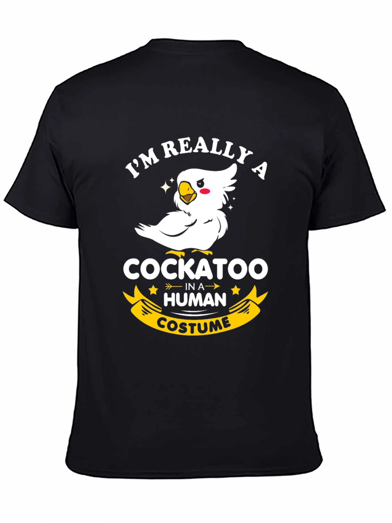 Cockatoo in Human Costume Graphic Tee