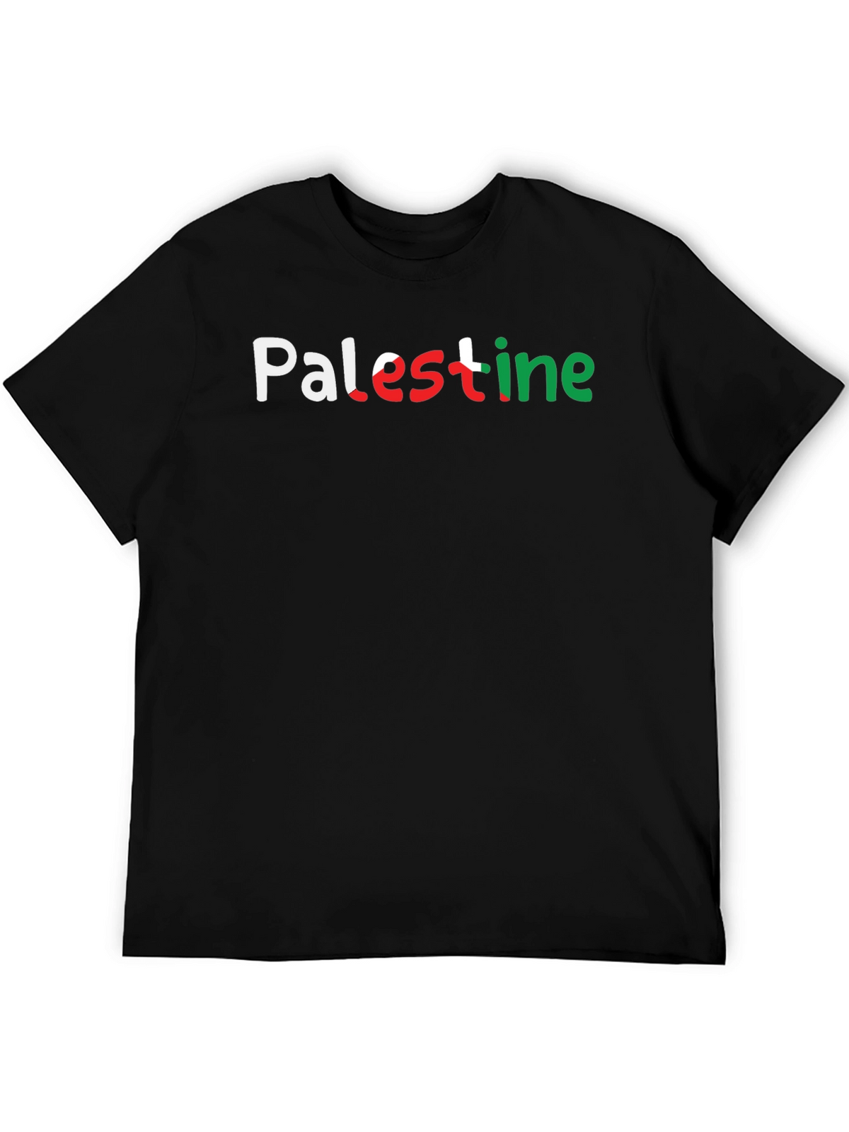 Palestine Pride T-Shirt - Black Graphic Tee