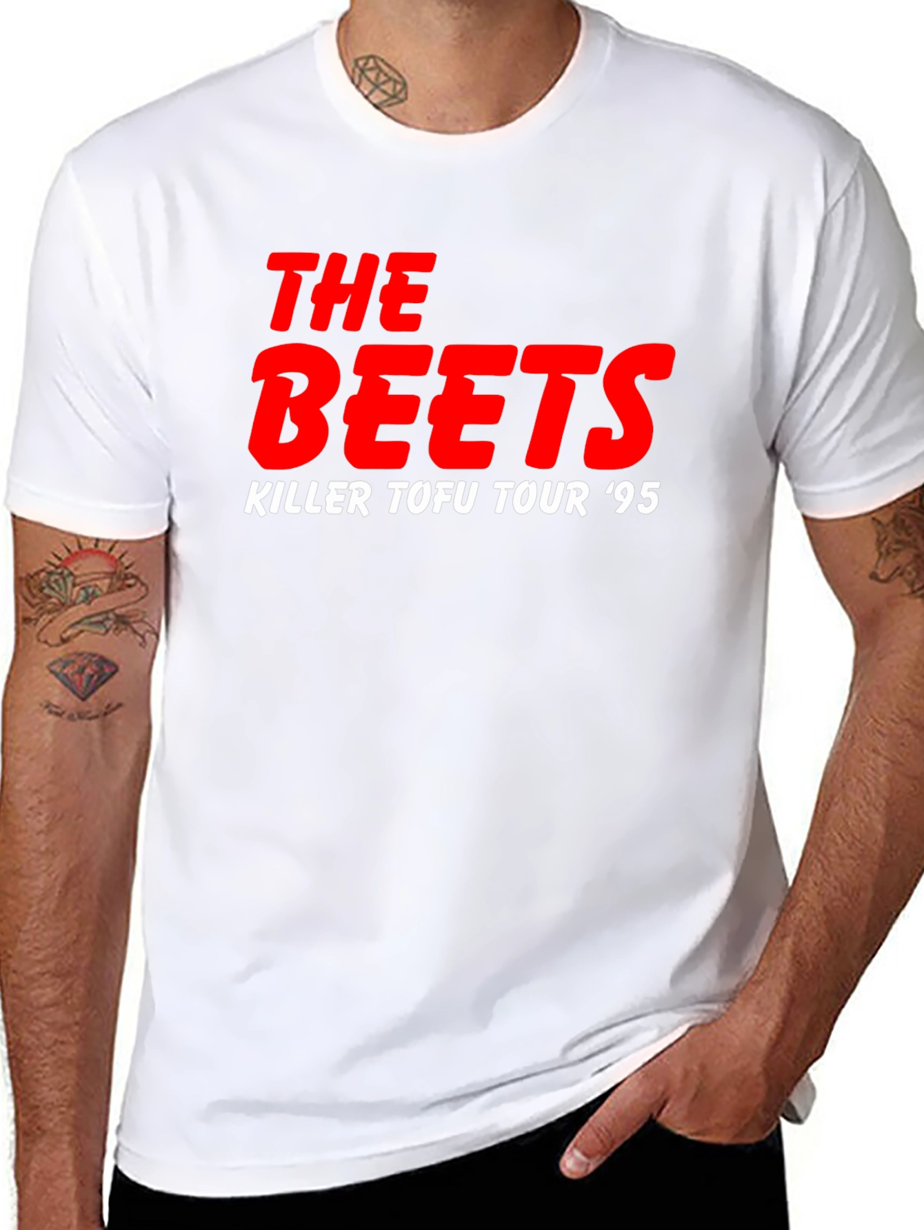 The Beets Killer Tofu Tour 95 Black T-Shirt