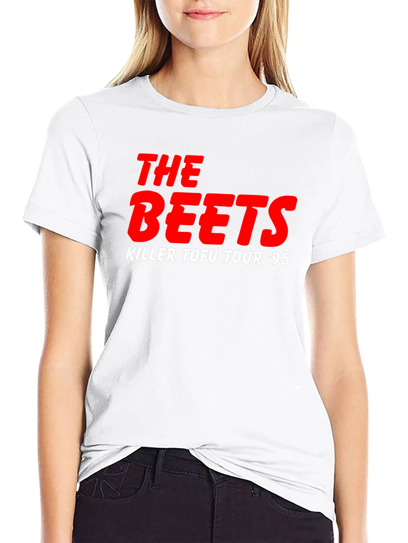 The Beets Killer Tofu Tour 95 Black T-Shirt