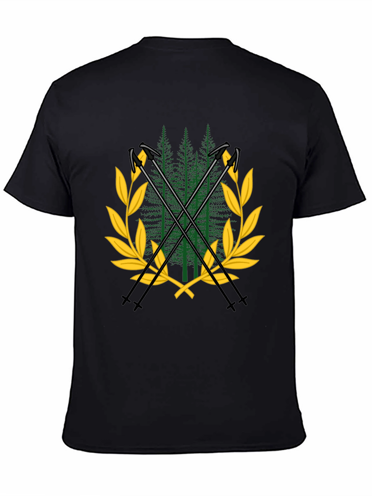 Mountain Forest Ski T-Shirt