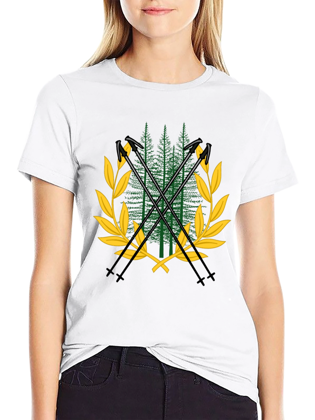 Mountain Forest Ski T-Shirt