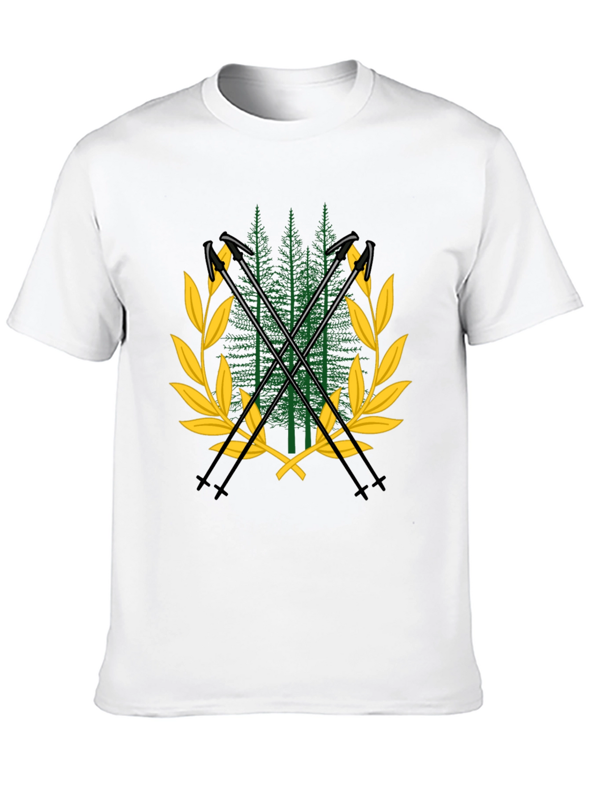 Mountain Forest Ski T-Shirt
