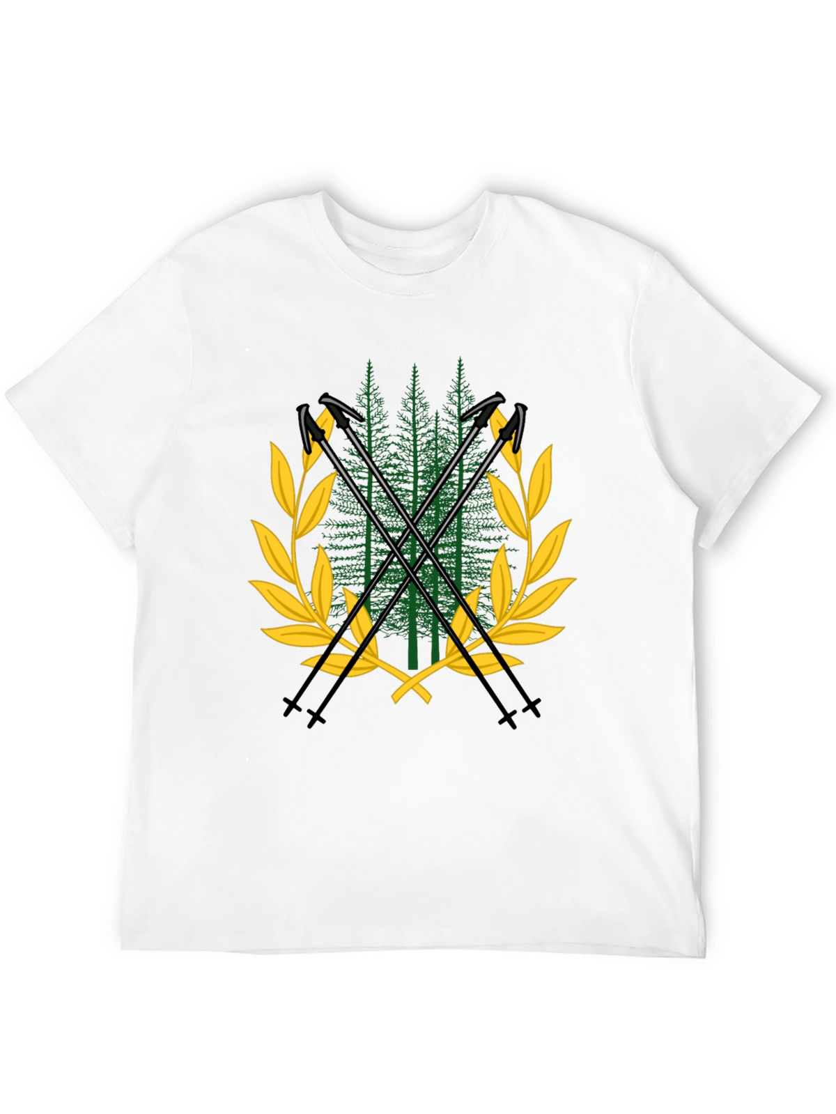 Mountain Forest Ski T-Shirt