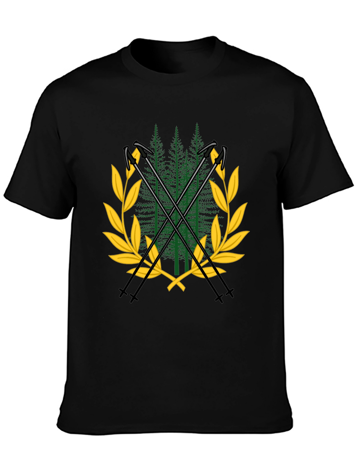 Mountain Forest Ski T-Shirt