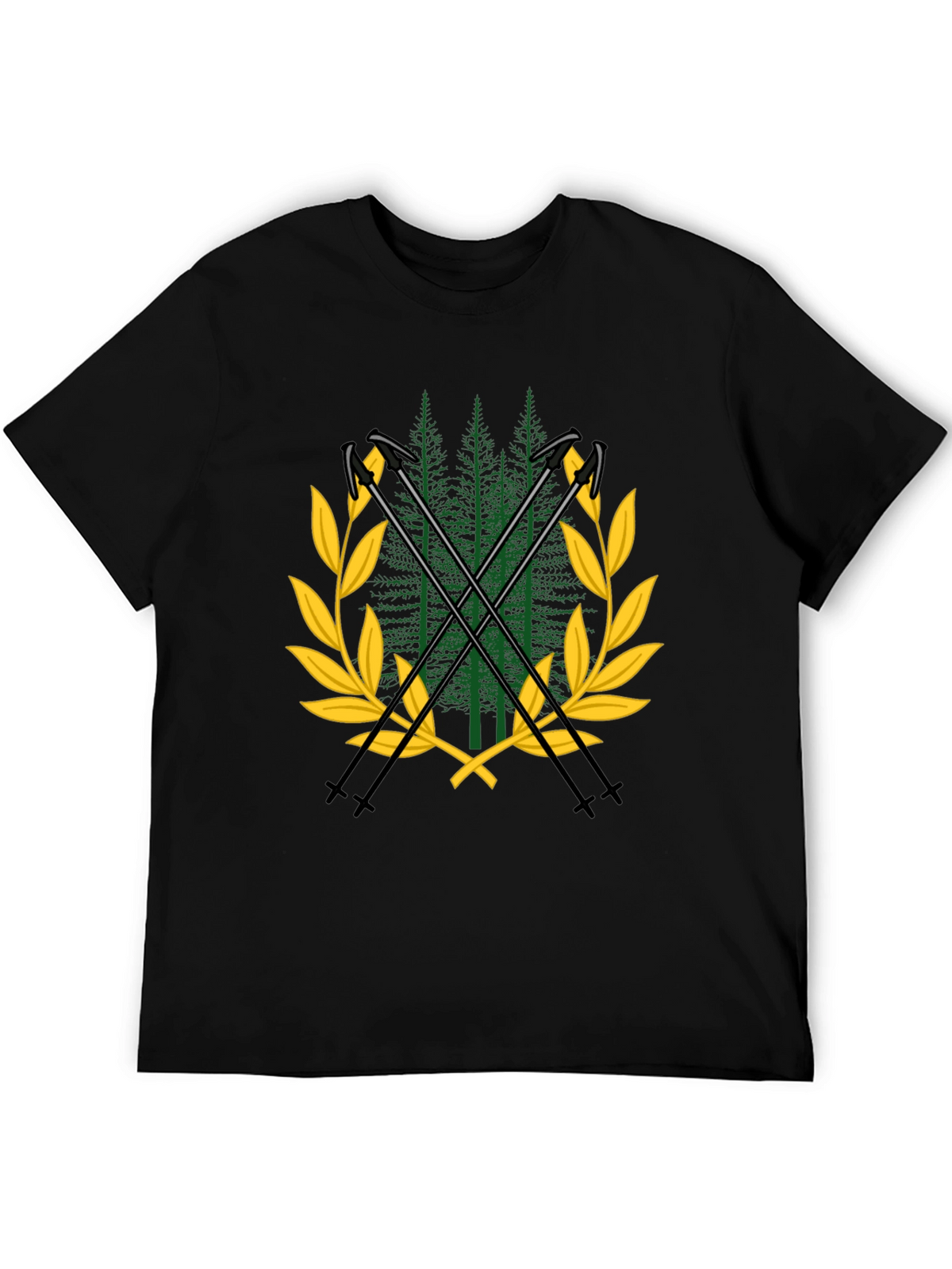 Mountain Forest Ski T-Shirt