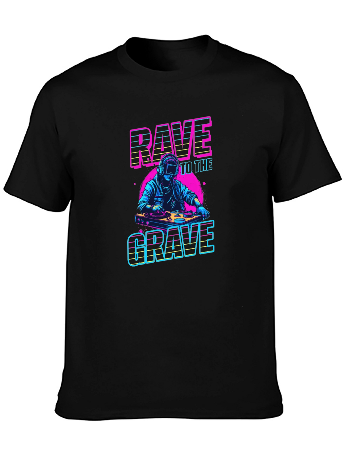 Rave to the Grave Graphic T-Shirt